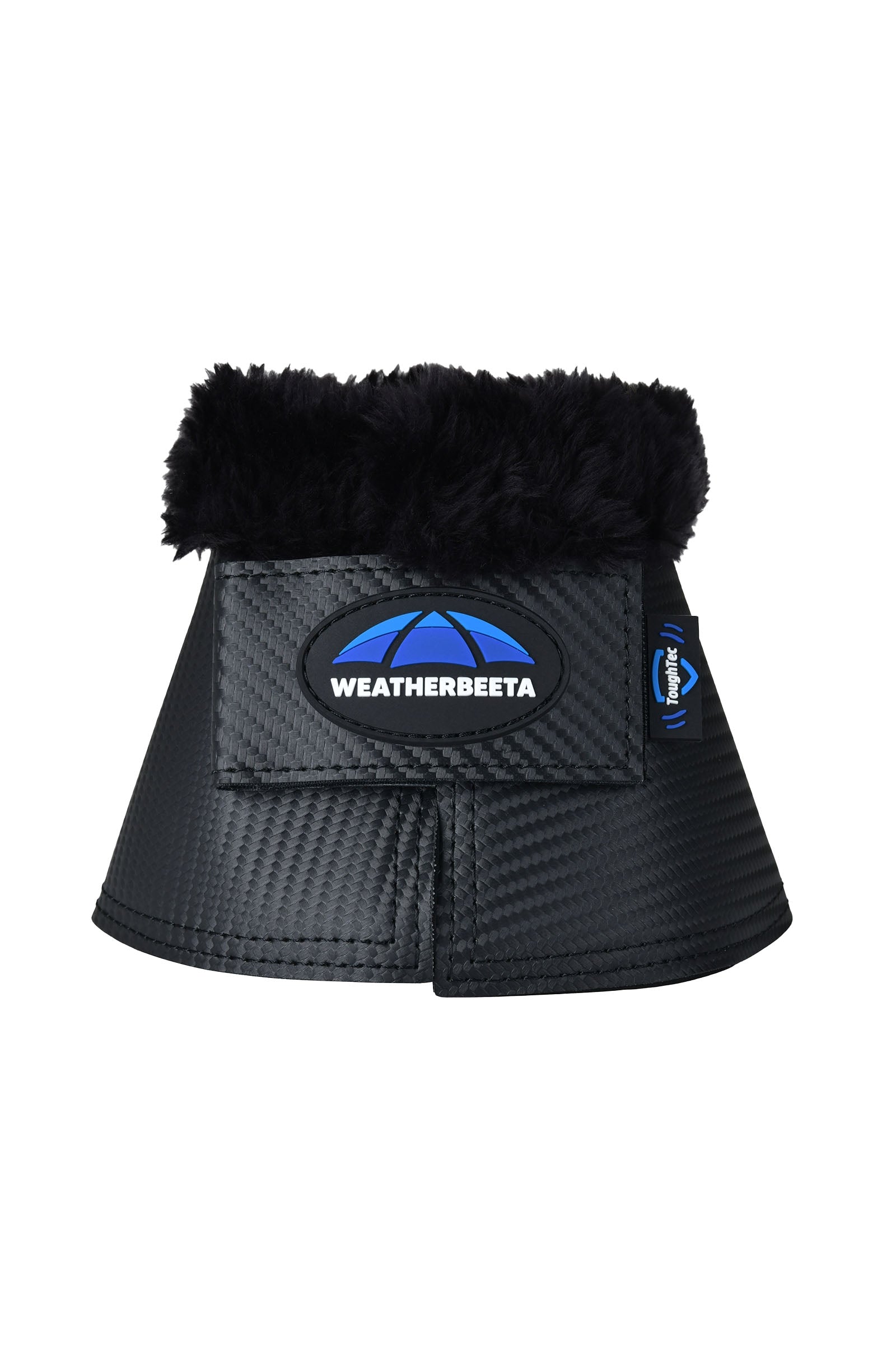 Weatherbeeta Tough-Tec Fleece Trim Bell Boots Leg Protection & Hoof Protection for Horses