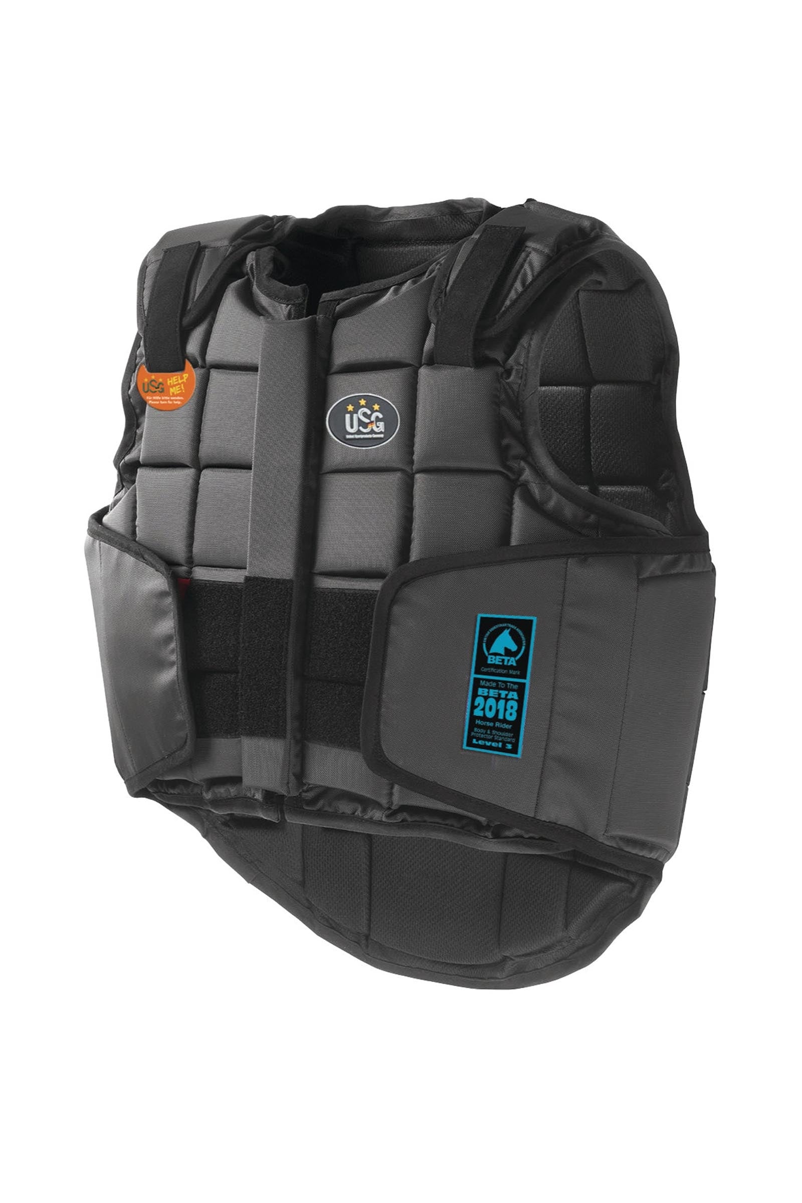 USG Flexi JR Panel-Body Protector (EN 13158-2018) Level III Paardrijcaps & Bodyprotectors