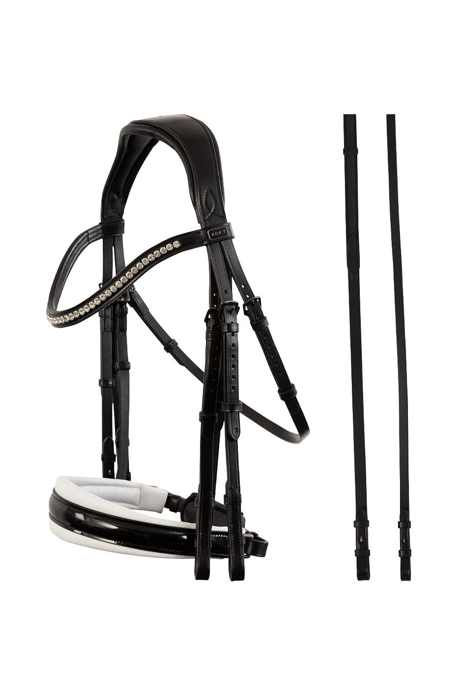 Anky ANKY Double Bridle, Extra Wide Headpiece Hoofdstellen & Teugels