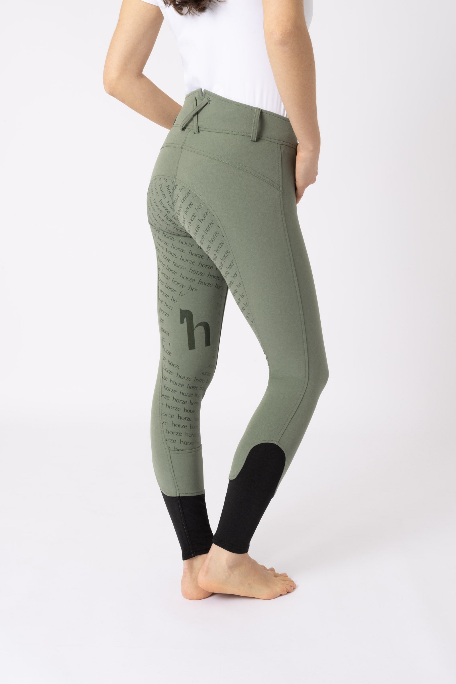 Horze Hoge taille Siliconen FS Rijbroek, dames Womens Breeches