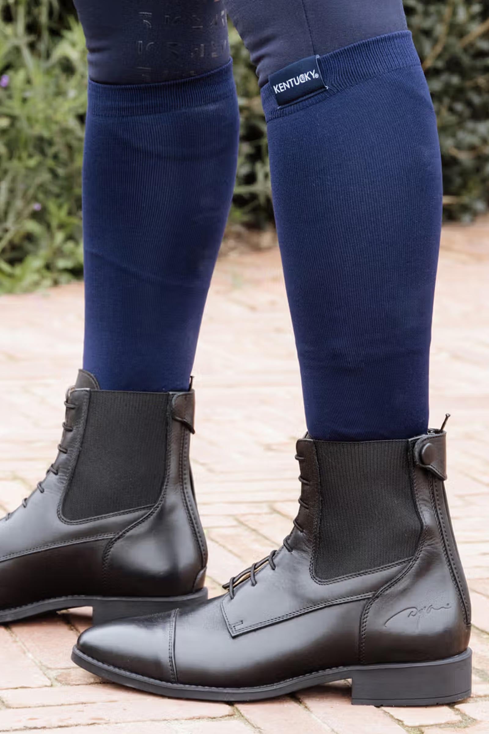 Dy'on Short Boots With Front Laces & Back Zipper Riding Boots & Riding Shoes