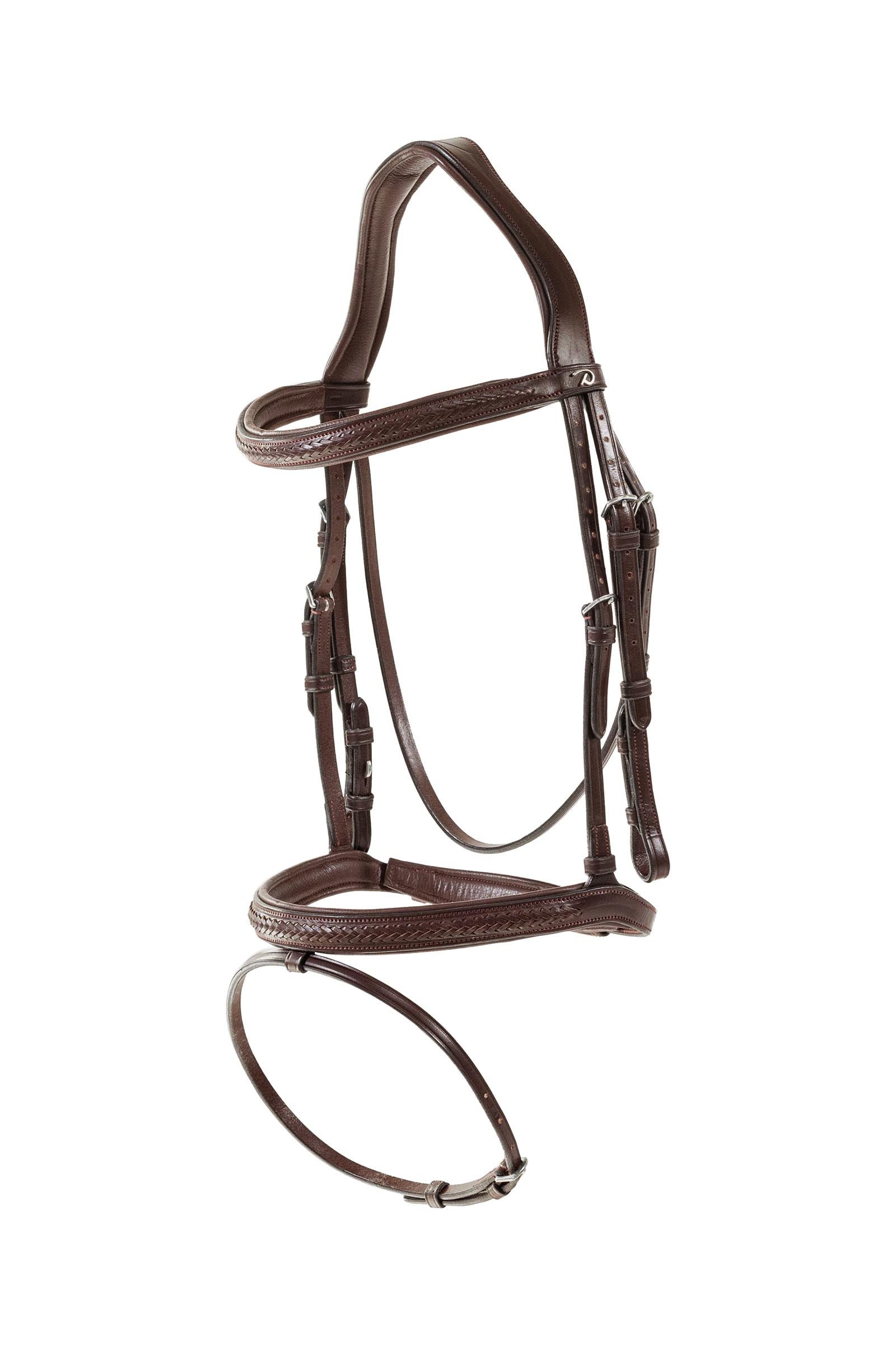 Dy'on New English Plaited Bridle With Flash Noseband Bridles & Reins