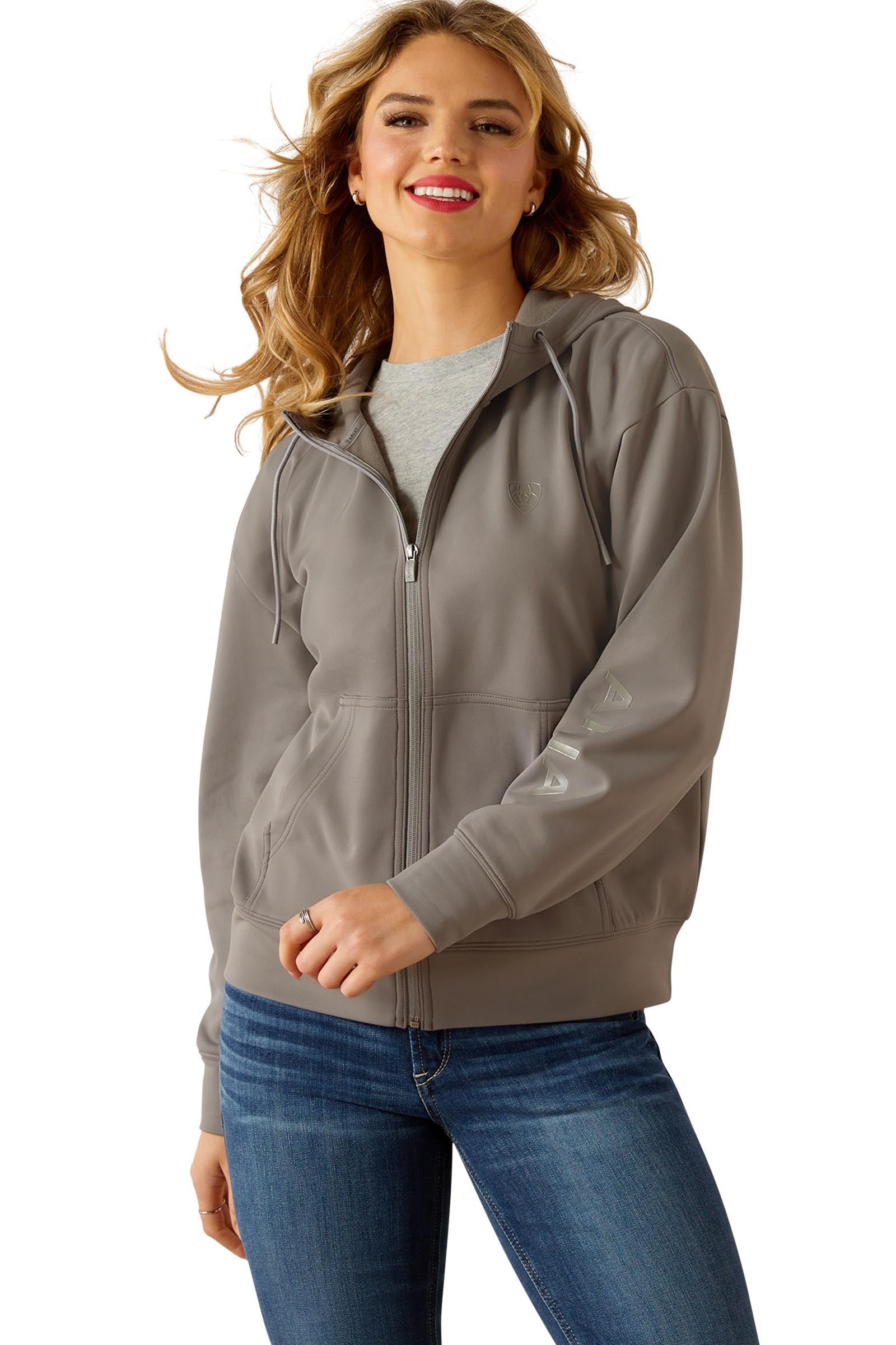 Ariat Breeze dames-hoodie met volledige ritssluiting Dames paardrijkleding