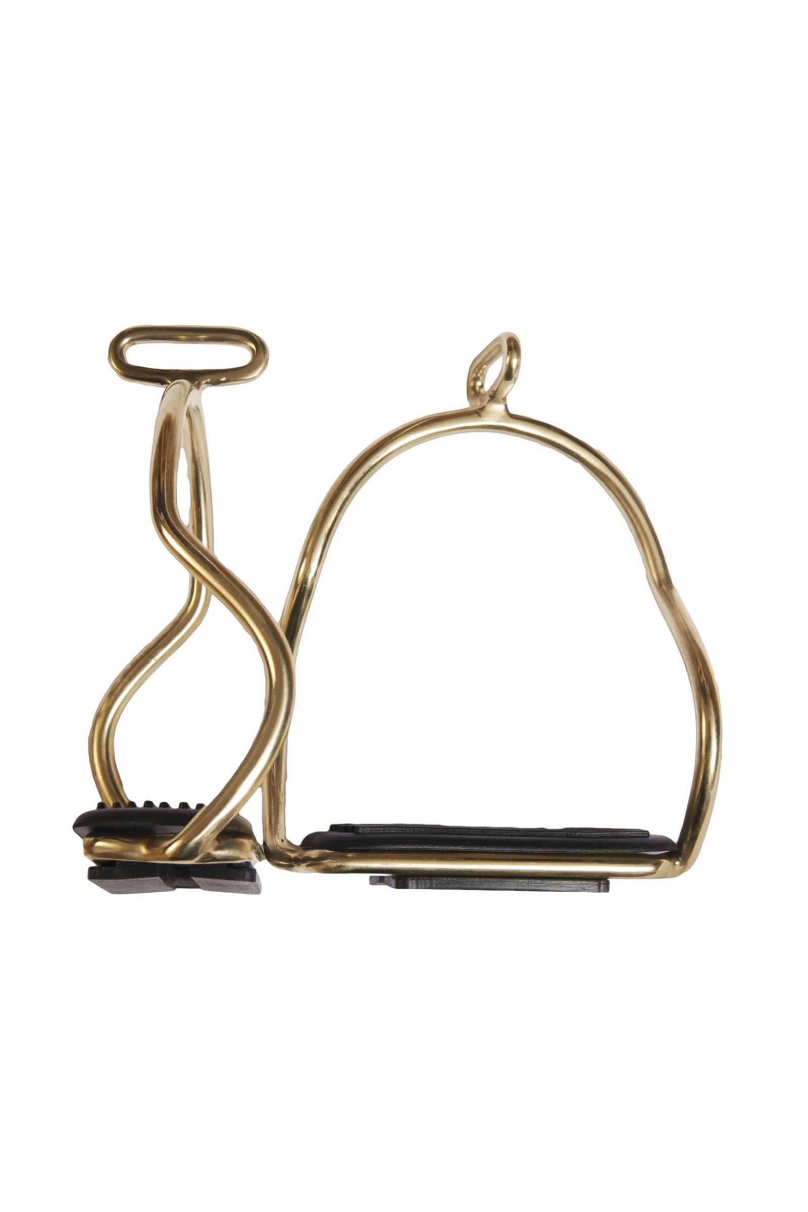 Karlslund Stirrups, gilded stainless steel Saddles, Girths & Stirrups