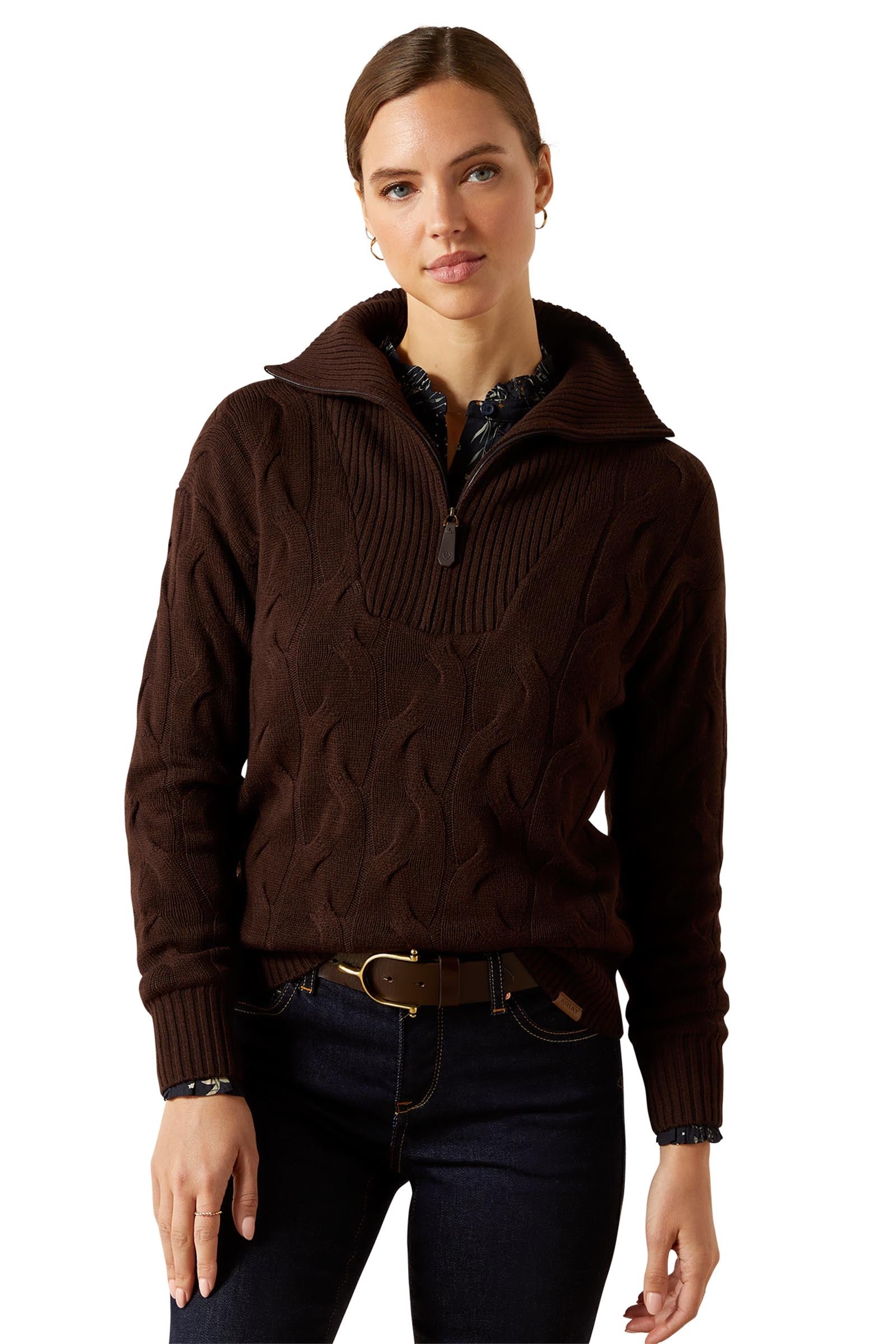 Ariat Alamere Women´s Sweater With 1/2 Zip Women’s Riding Clothing