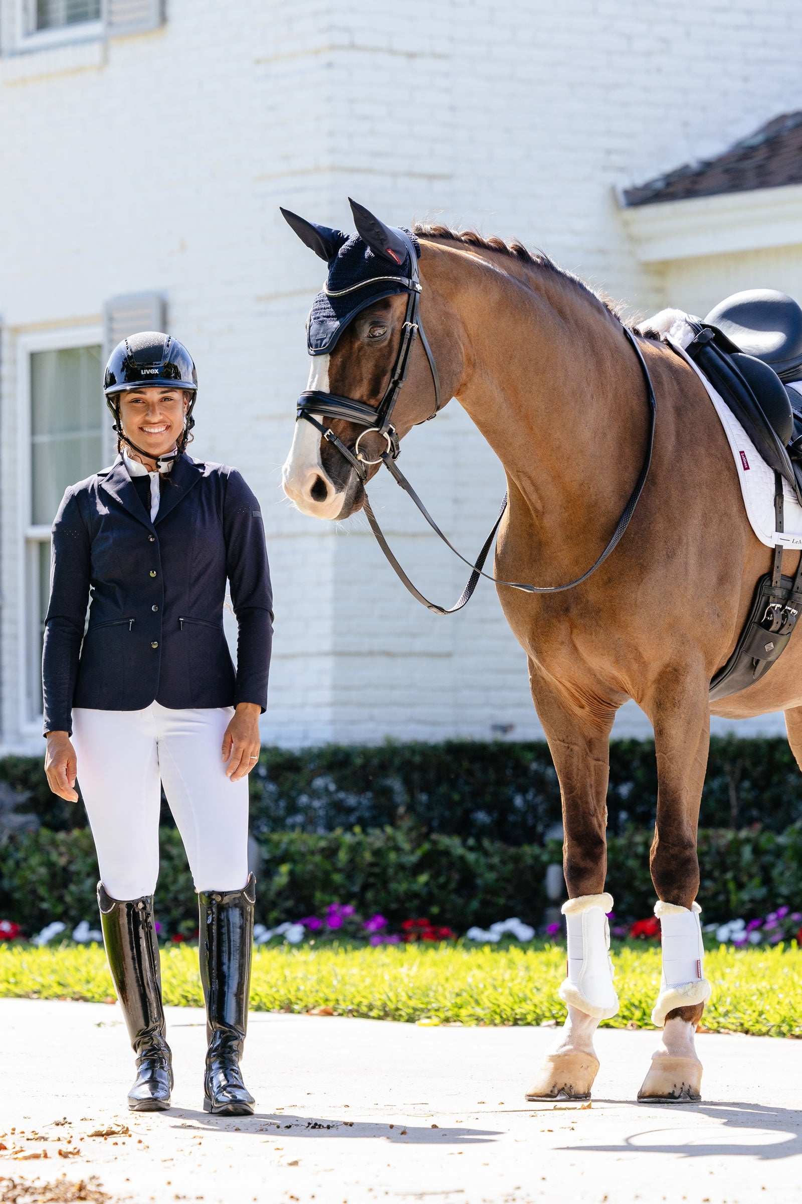 LeMieux Puissance Imitation Suede Dressage Saddle Pad Saddle Pads