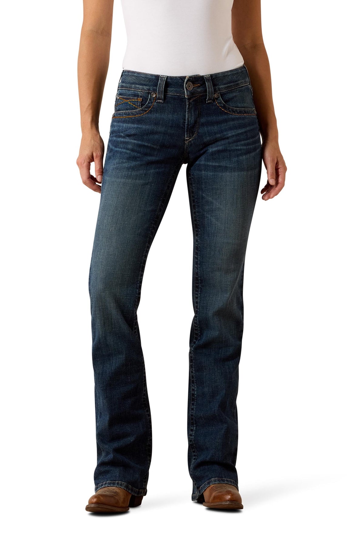 Ariat Dames Luisa Boot Cut-jeans met middelhoge taille Womens Breeches