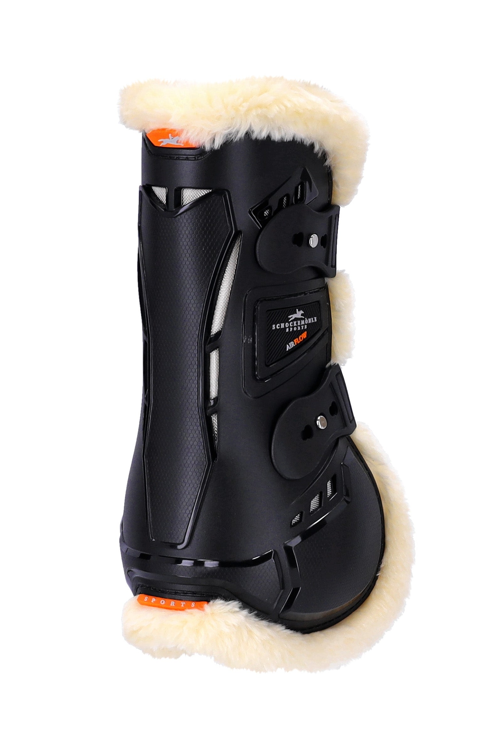 Schockemöhle Sports Air Flow Champion peesbeschermers met bont Leg Protection & Hoof Protection for Horses