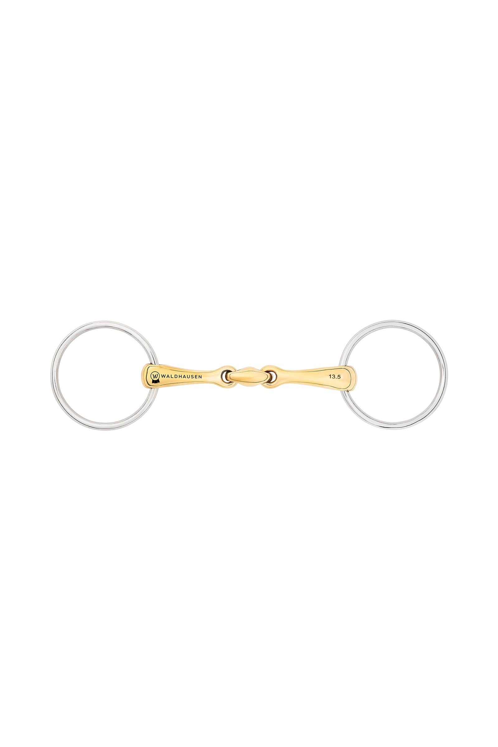 Waldhausen Cyprium Snaffle Bit, Double Jt., 16 mm Horse Bits