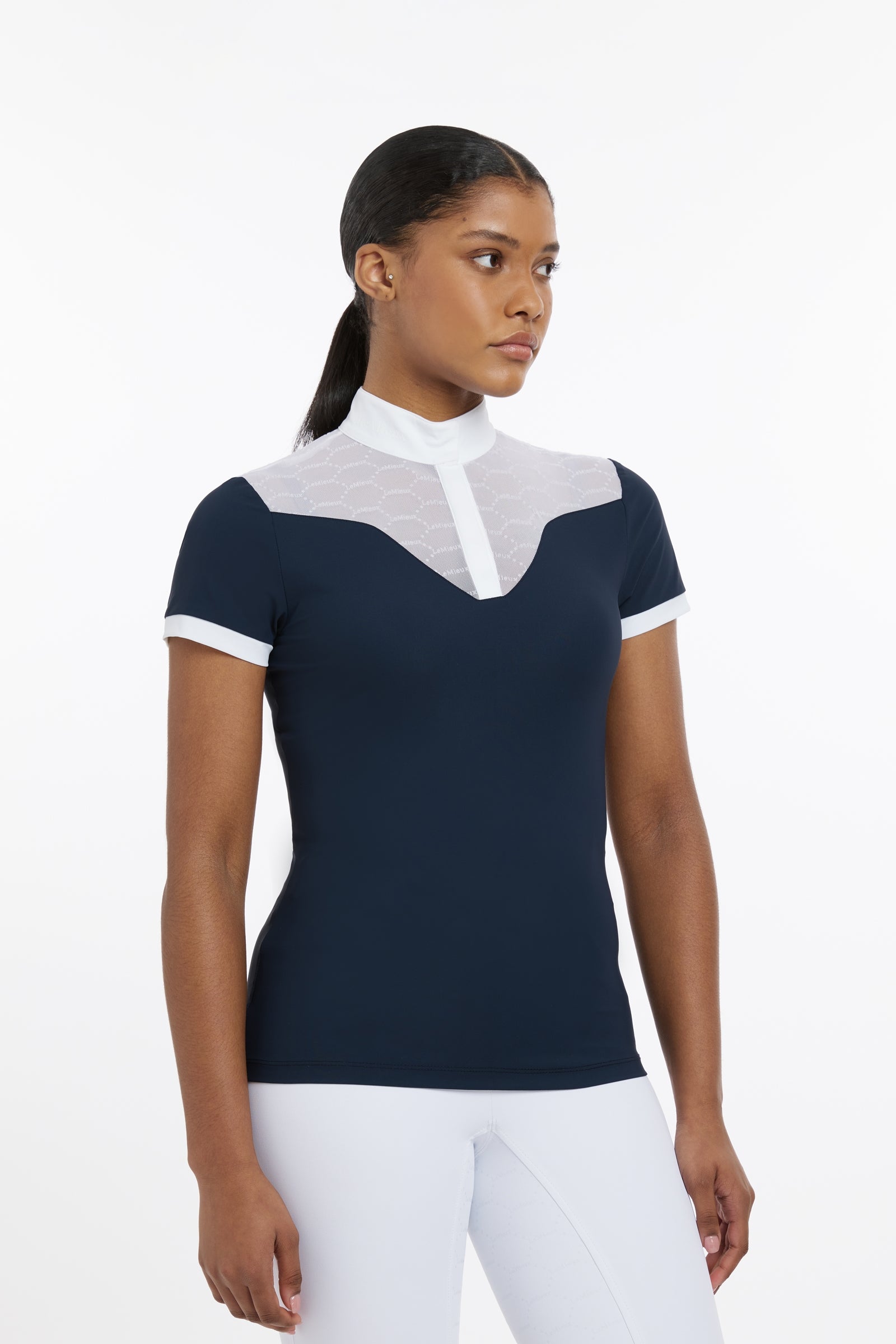 LeMieux Emily dames kortemouw wedstrijdshirt Dames paardrijkleding