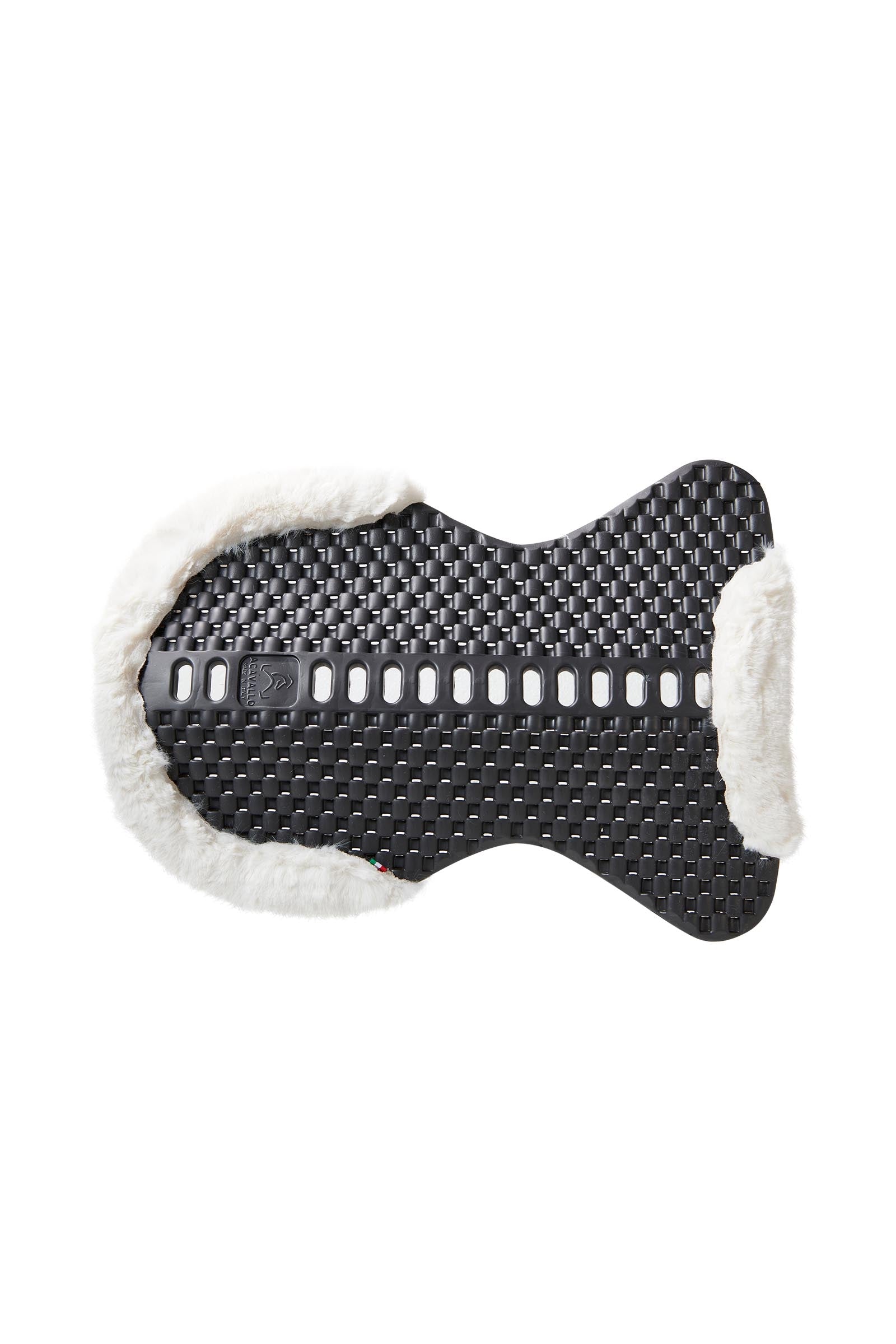 Acavallo Pad Piuma Respira Faux Sheepskin Cut-Out EVA Flat Saddle Pads