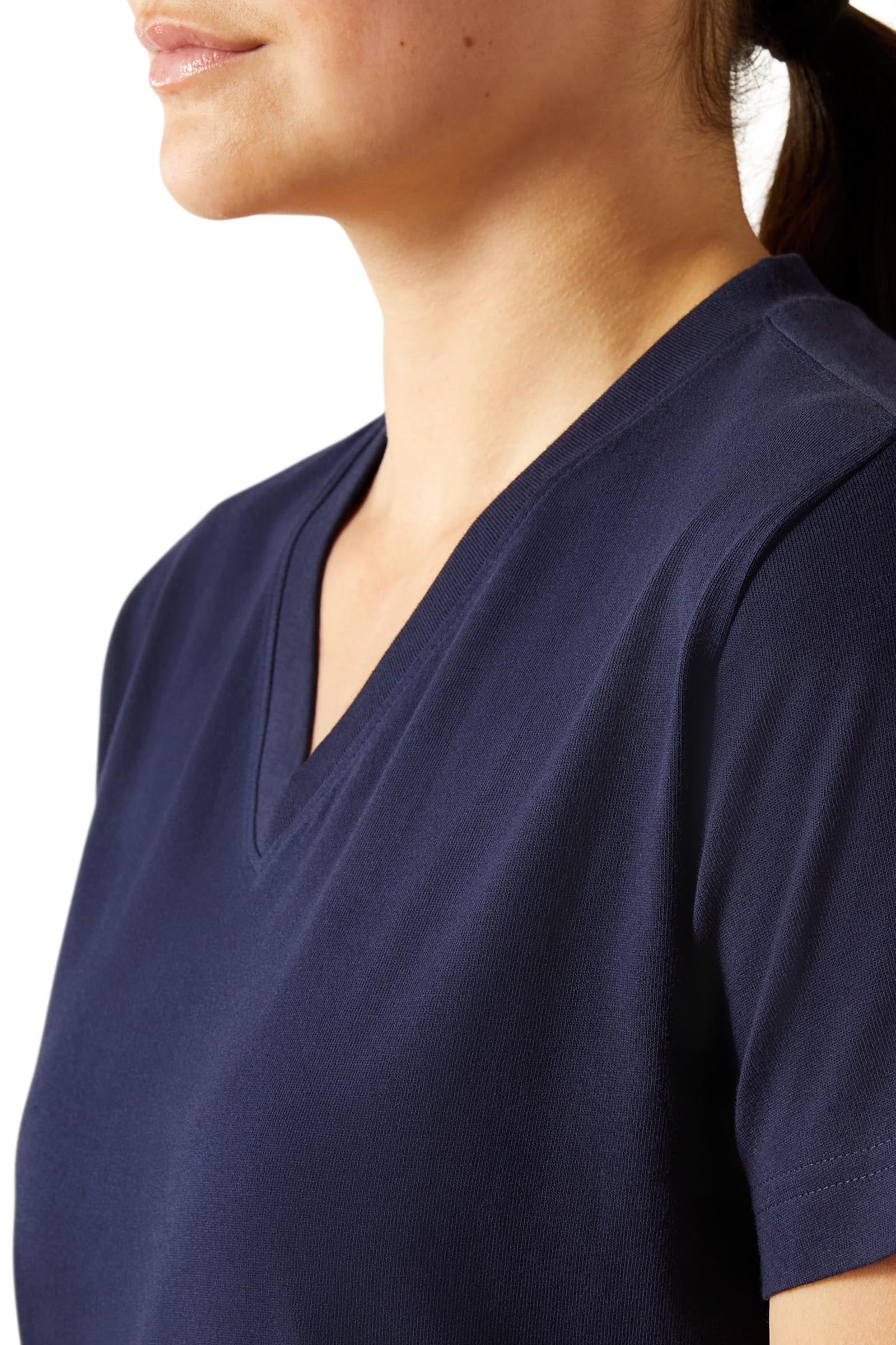 Ariat Women's Rebar Cotton Strong Standard V-Neck T-Shirt Women’s Riding Clothing