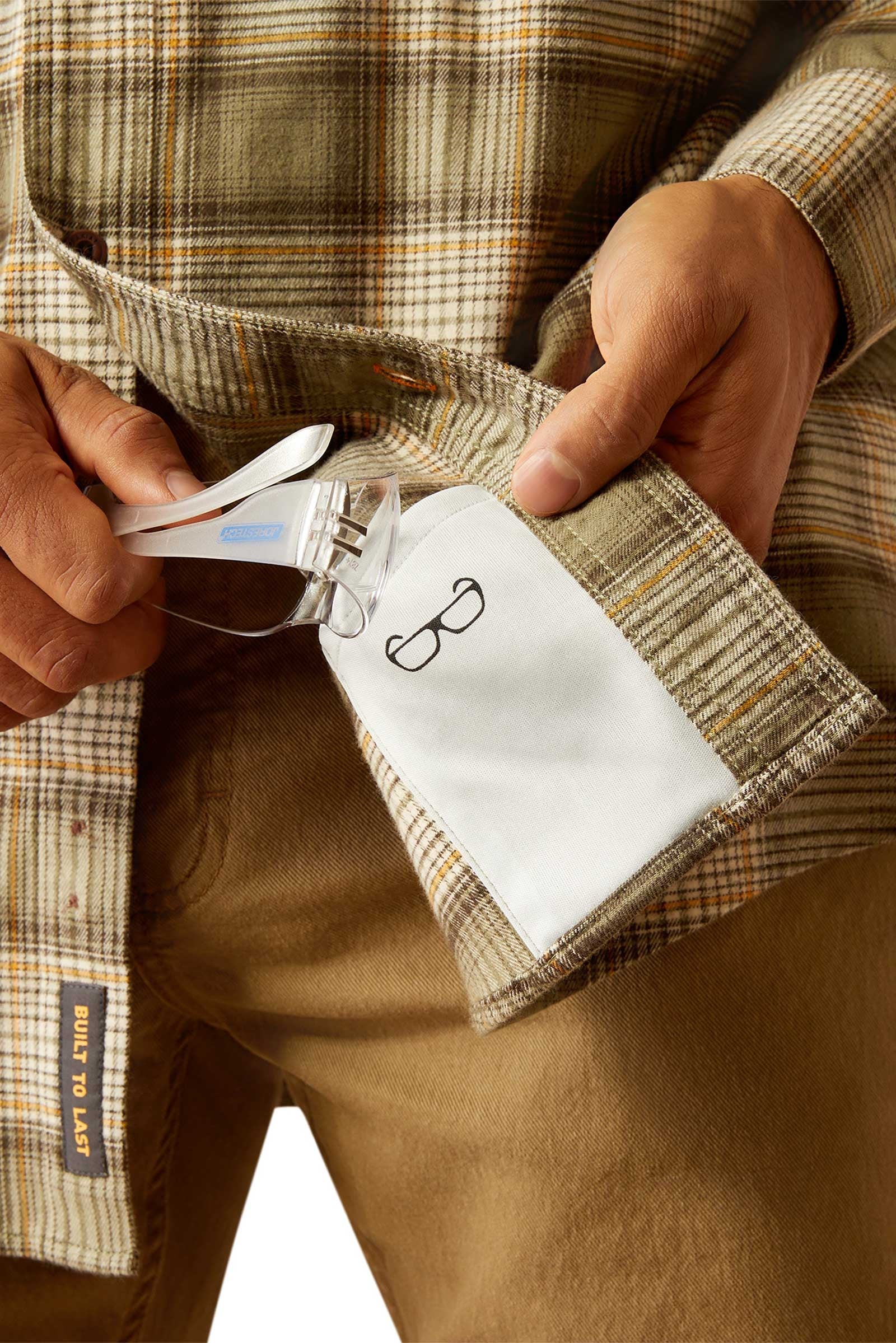 Ariat Rebar Flannel DuraStretch Men's Work Shirt Mens Riding Clothing