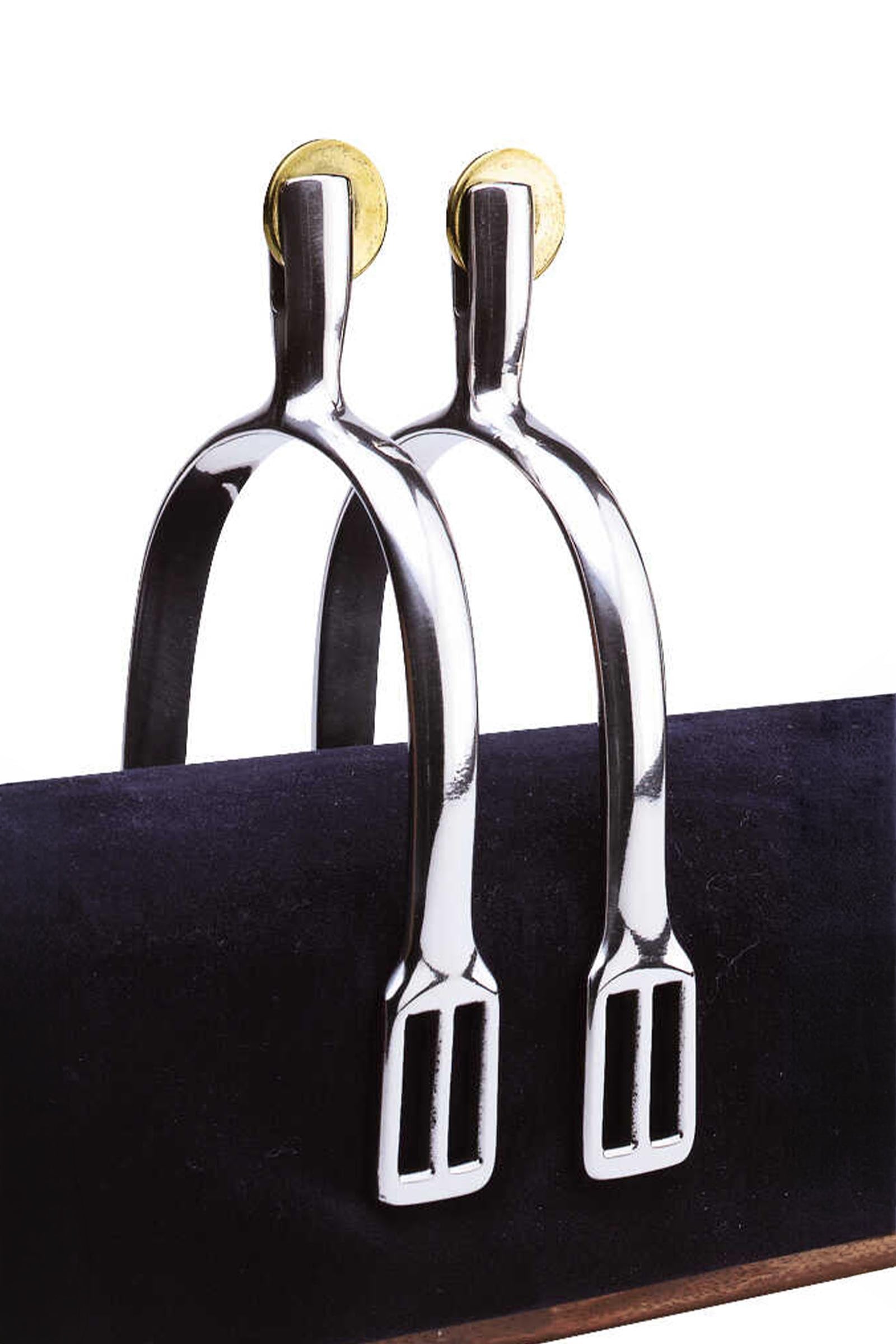 Feeling FEELING Prince of Wales Spurs with Smooth Thumbwheel 30 mm Zwepen
