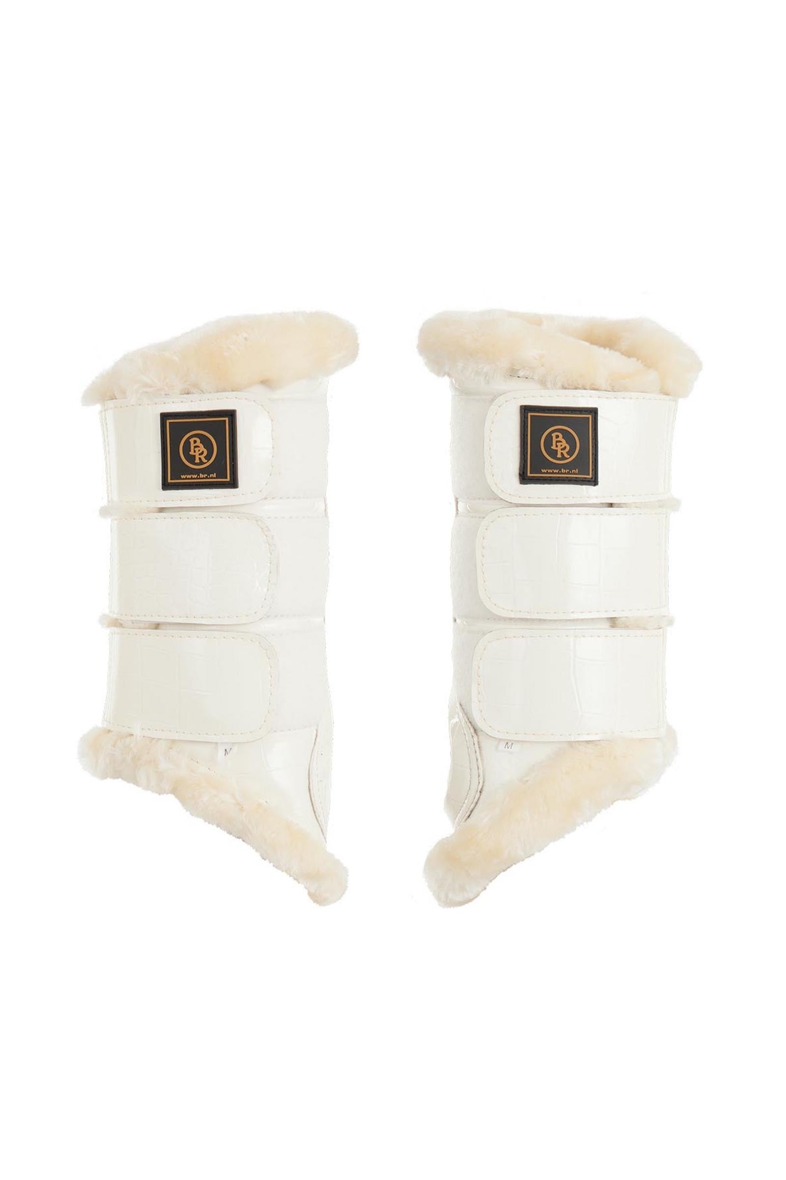 BR Majestic paardengamaschen van kunstlakleer Leg Protection & Hoof Protection for Horses