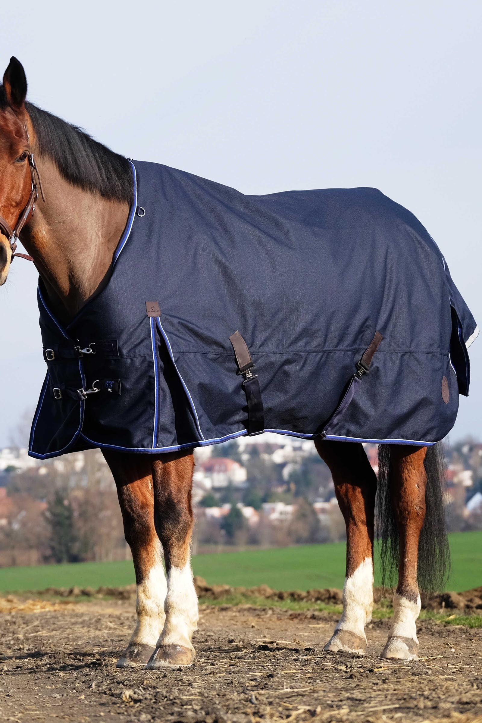 EQUITHÈME Classic 1200D outdoordeken, 0 g Paardendekens
