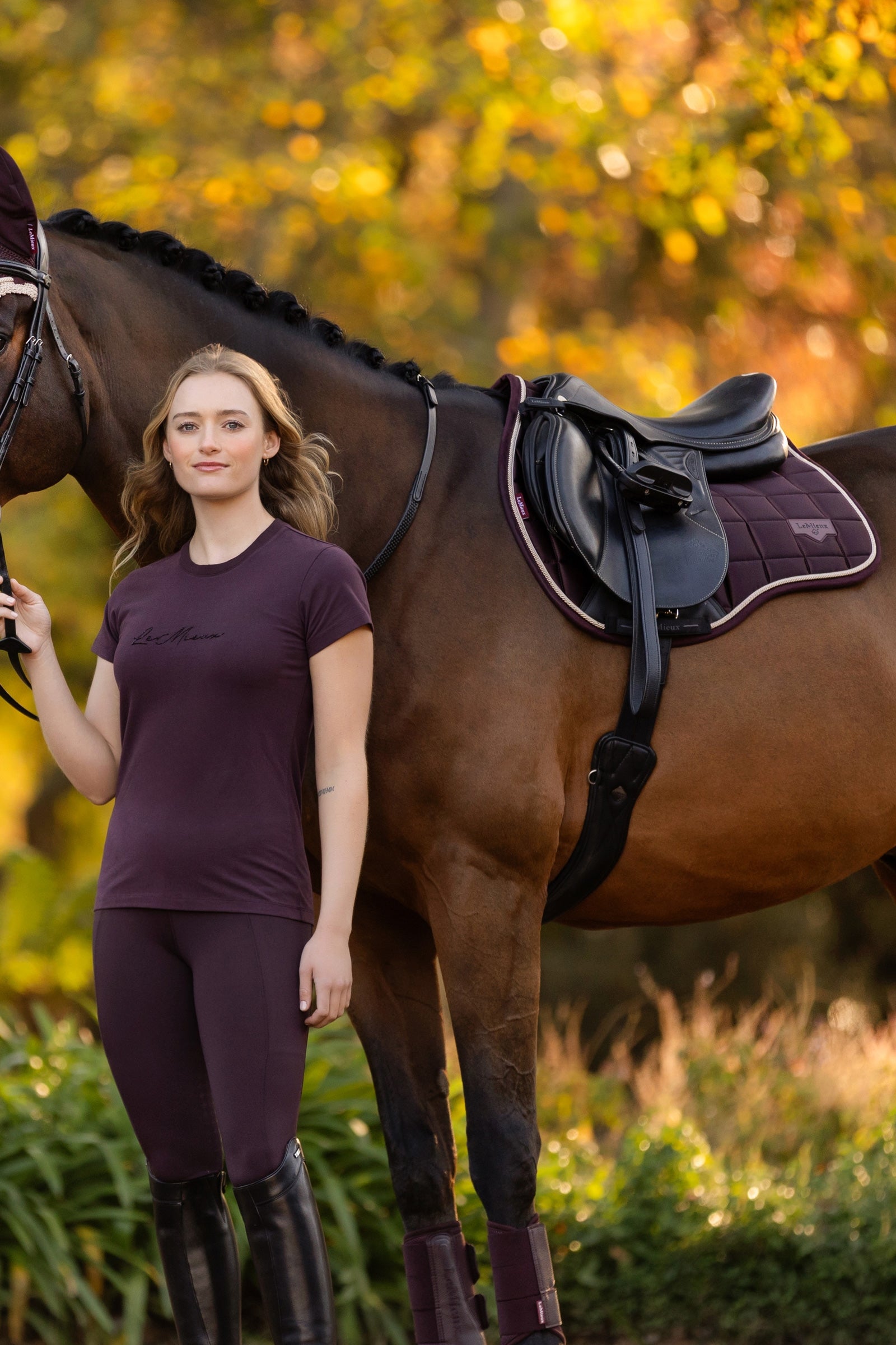 LeMieux Loire Classic Square All Purpose Saddle Pad Saddle Pads