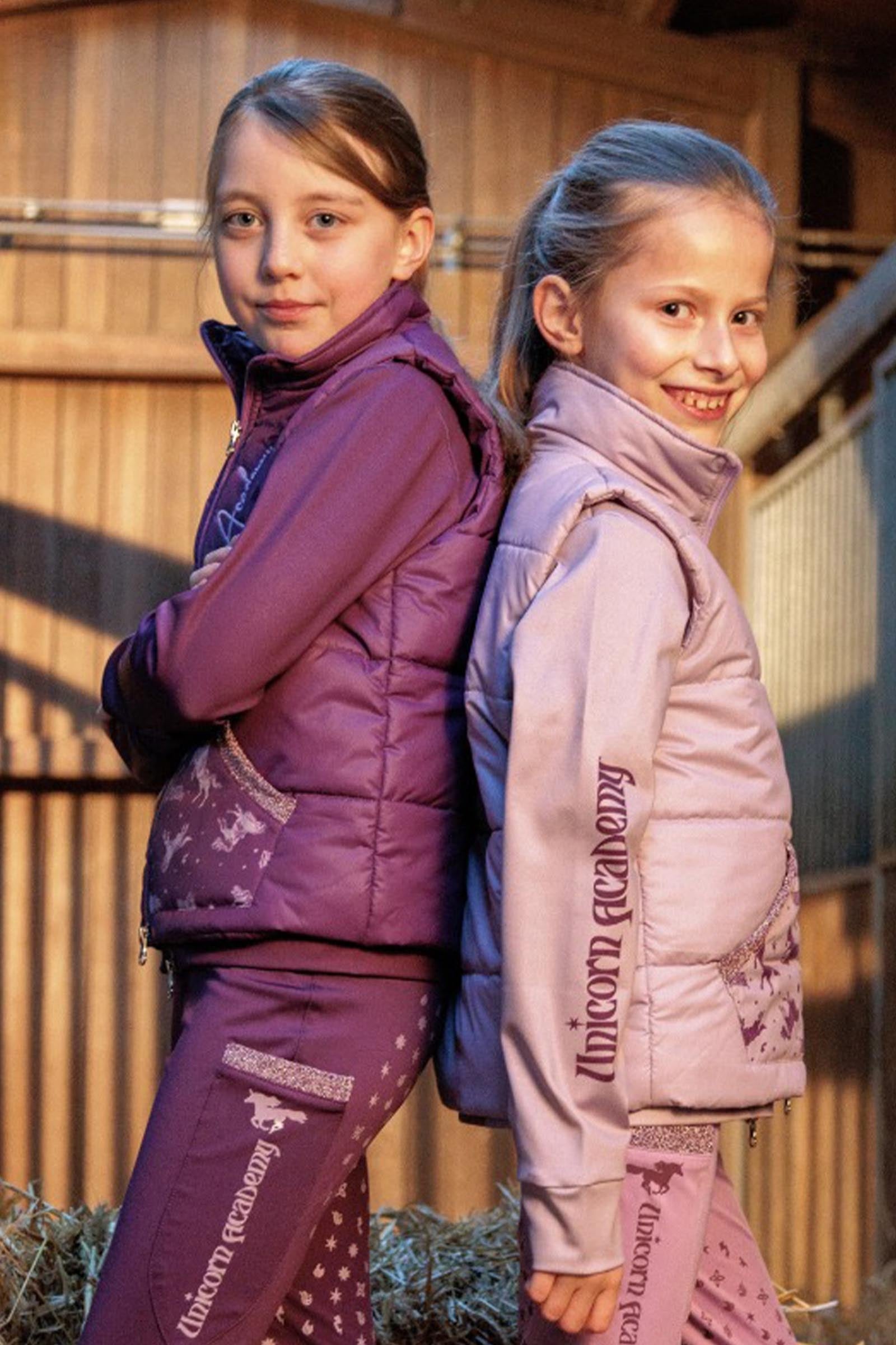 Kavalkade Unicorn Academy Kids´ Light Padded Vest With Glitter Kids Apparel