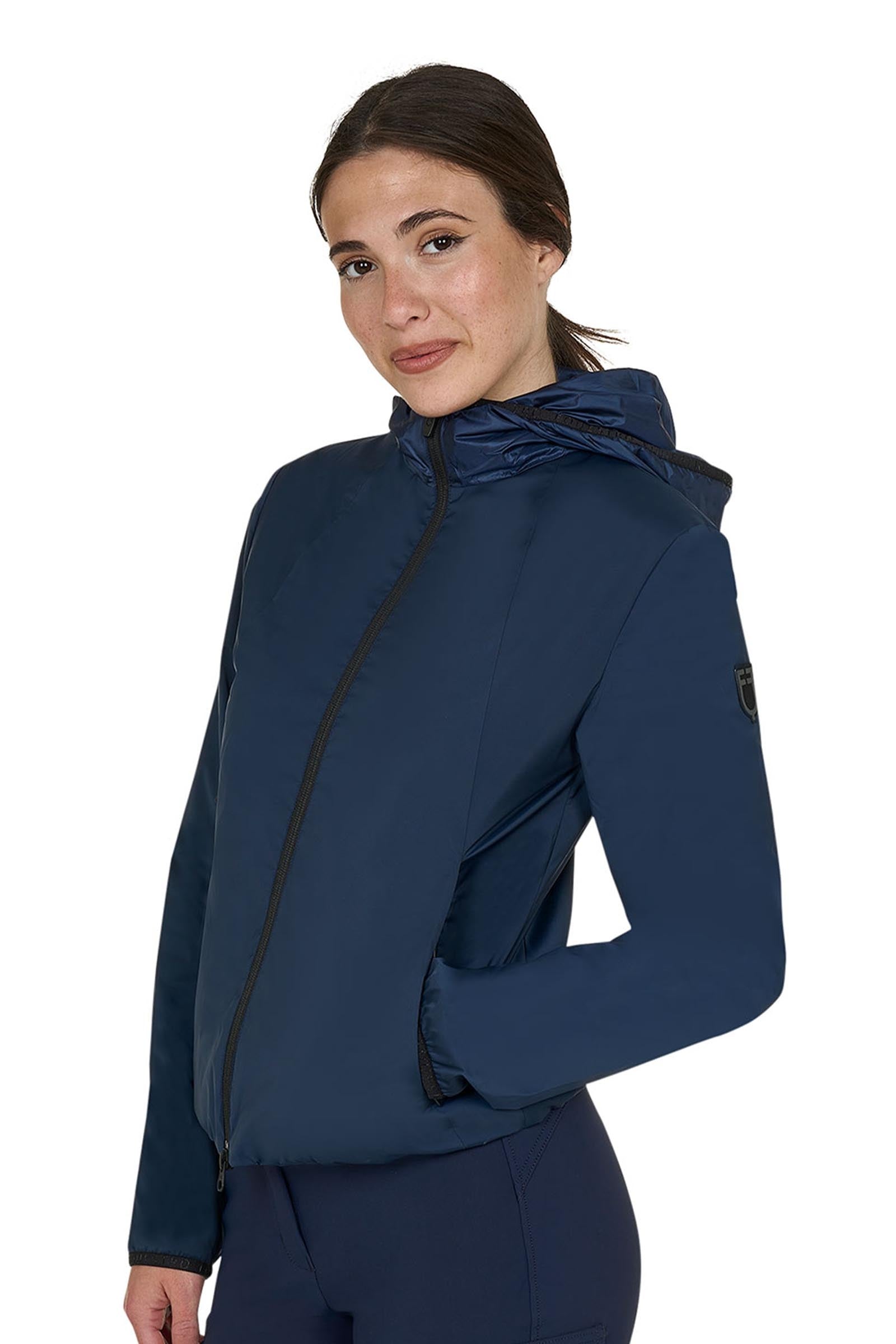 Equestro SS2026 Women's Foldable Warmer Nylon Jacket Dames paardrijkleding