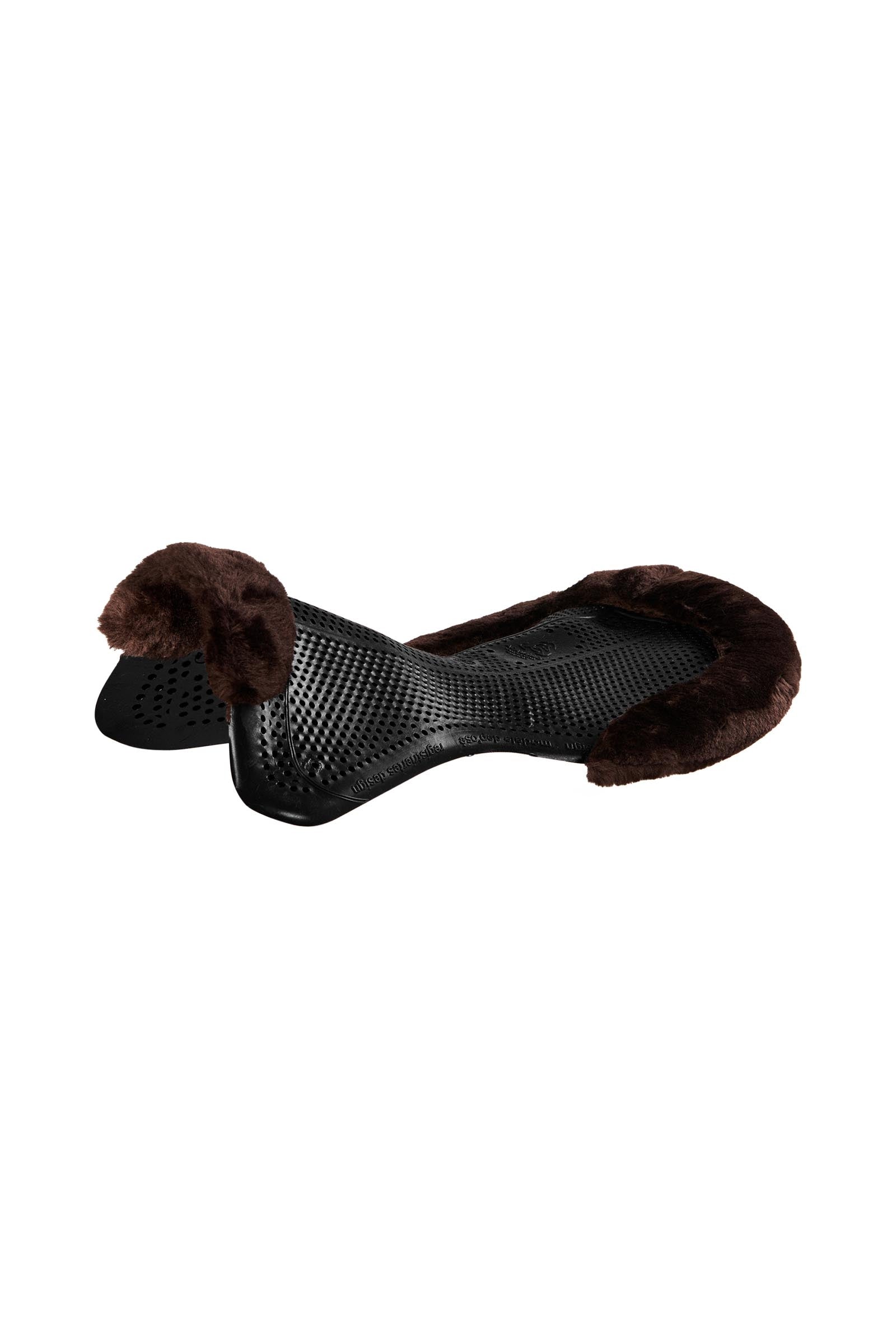 Acavallo Gel Antislip Classic met Schapenvacht Uitsparing Plat Zadeldekjes