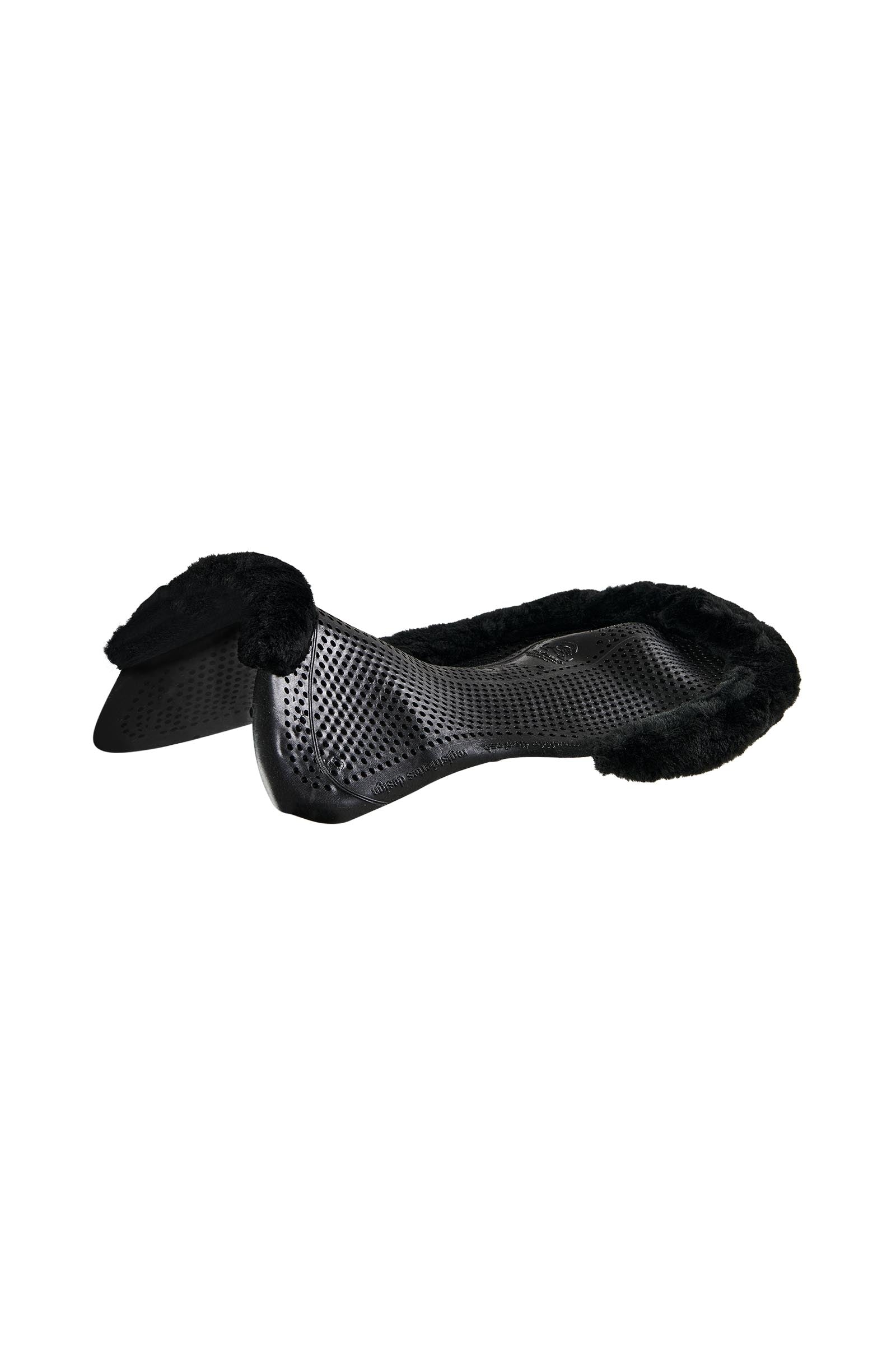 Acavallo Gel Antislip Classic met Schapenvacht Uitsparing Plat Zadeldekjes