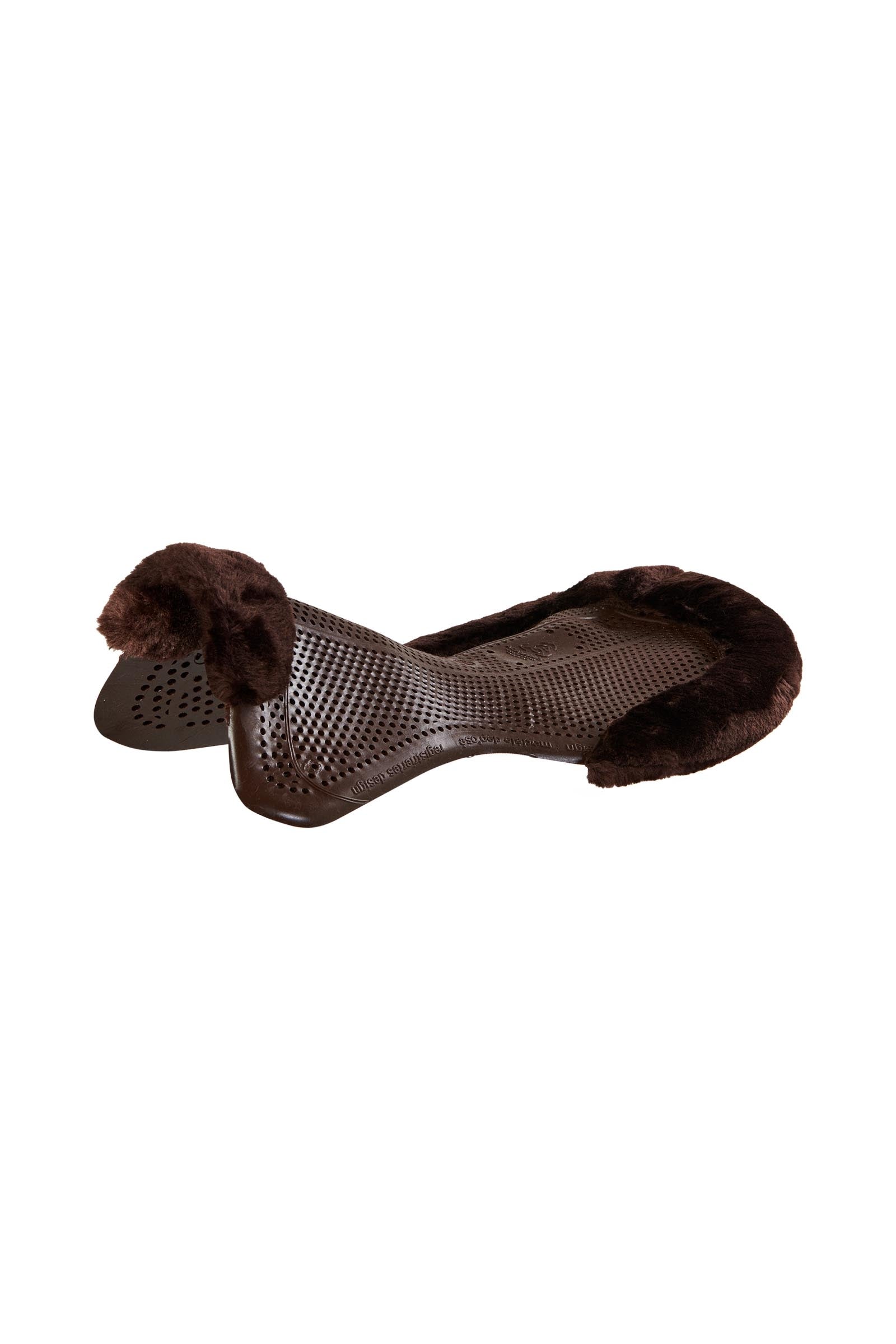 Acavallo Gel Antislip Classic met Schapenvacht Uitsparing Plat Zadeldekjes