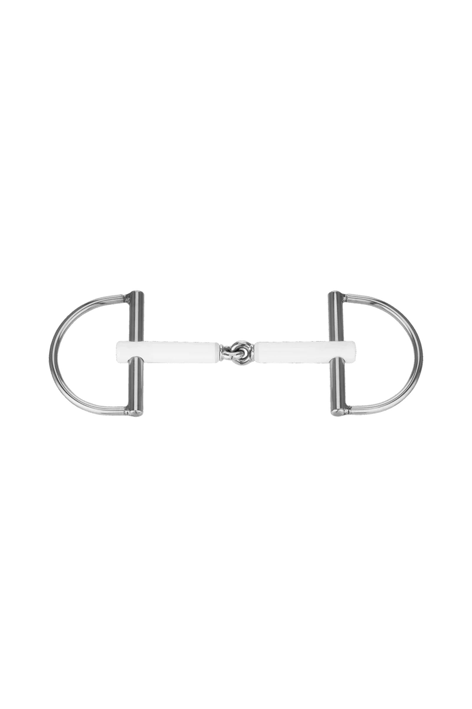 Sprenger Nathe D-ring watertrens, enkel gebroken, 15 mm, thermoplast Bitten