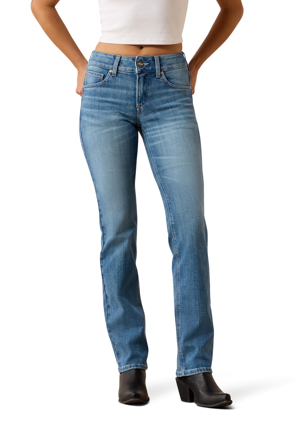 Ariat Dames Reya Straight Leg-jeans met Perfect Rise Womens Breeches