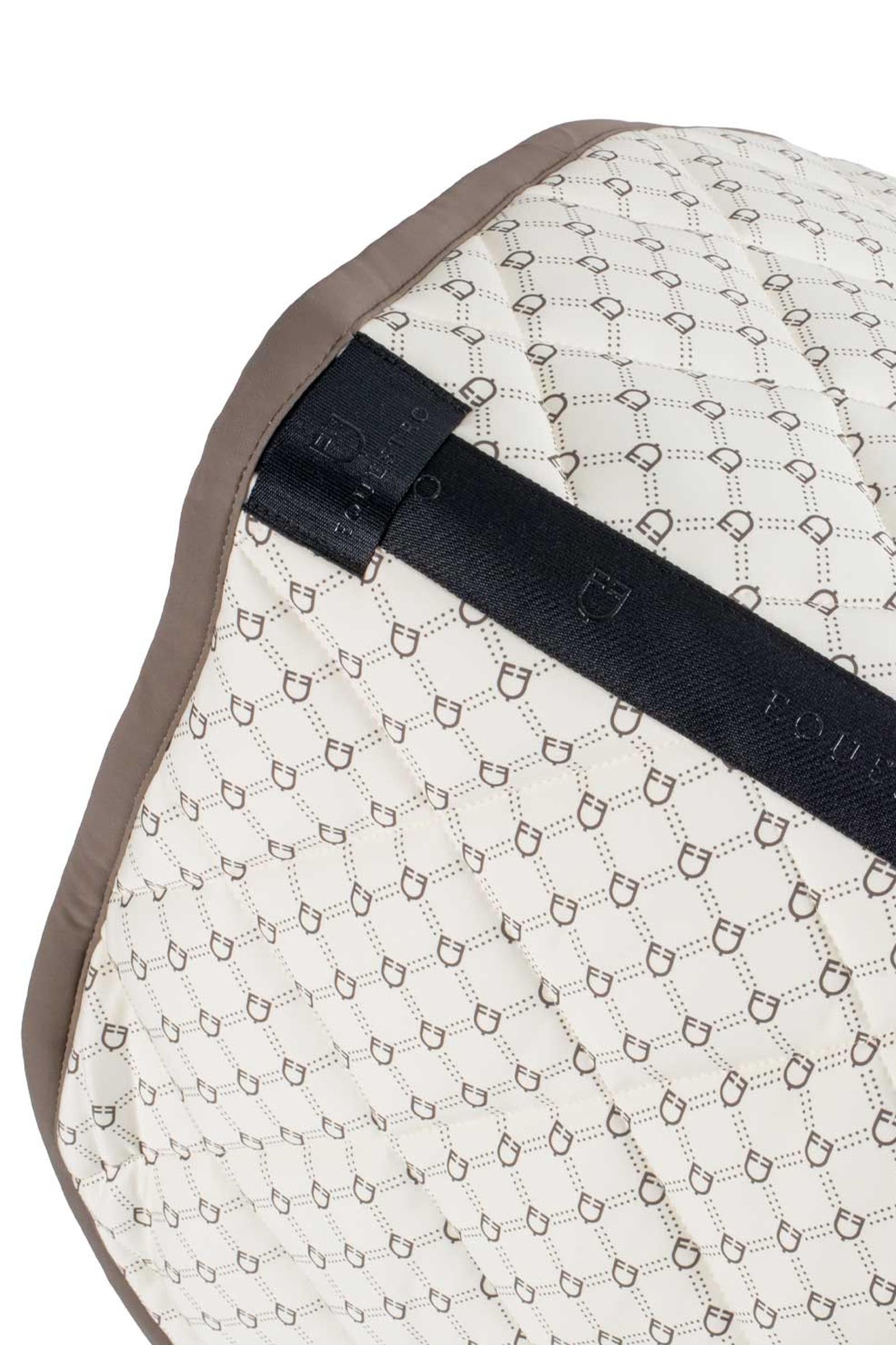 Equestro Jumping Saddle Pad With Monogram Print Saddle Pads