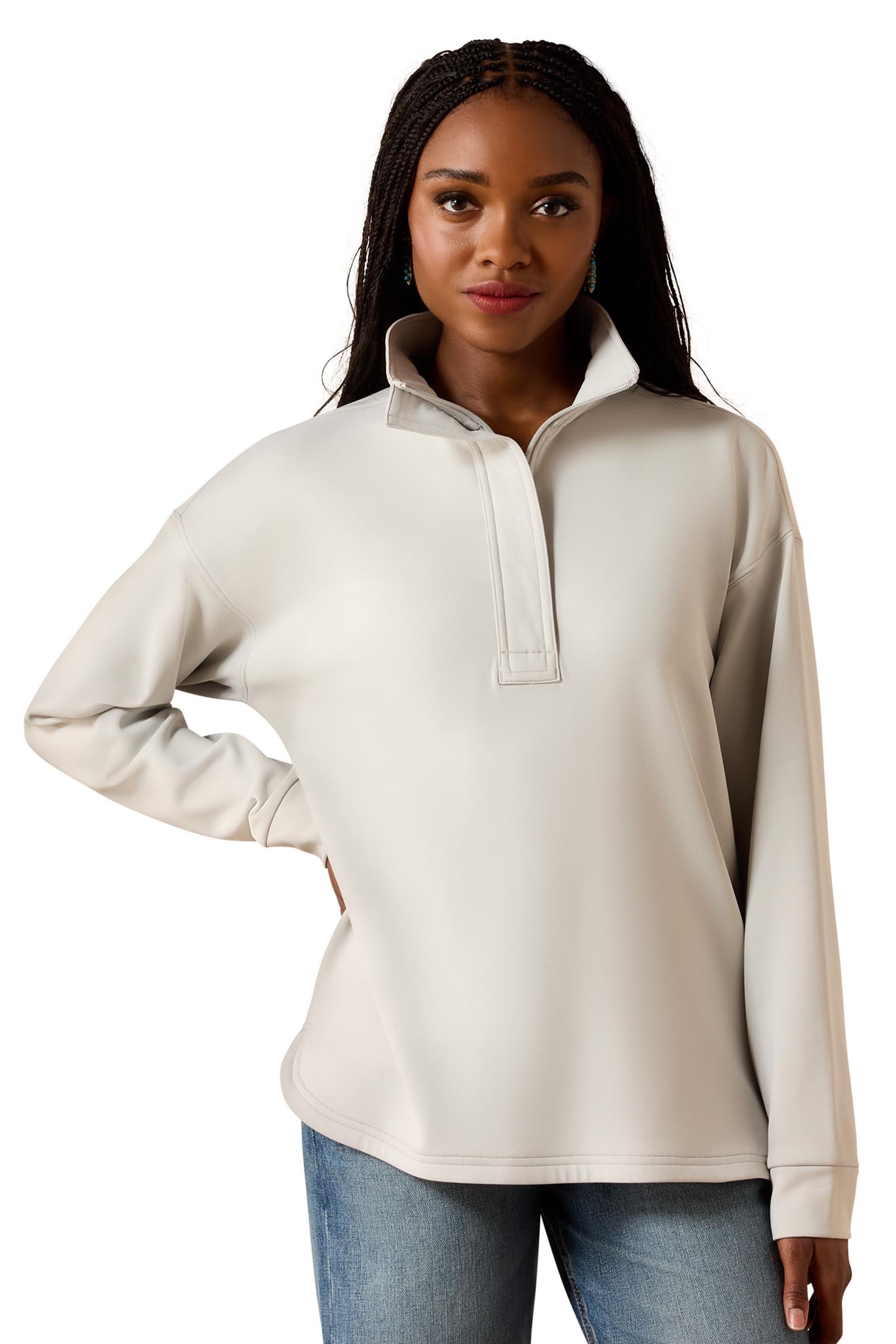 Ariat Women's Breeze Logo 1/2 Zip Sweatshirt Dames paardrijkleding