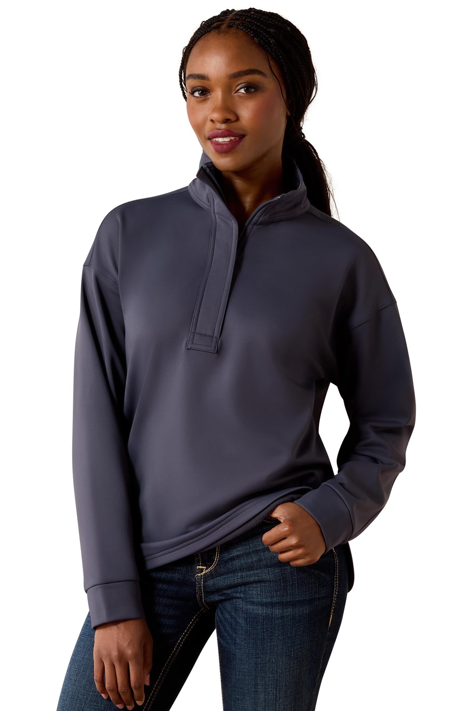 Ariat Women's Breeze Logo 1/2 Zip Sweatshirt Dames paardrijkleding