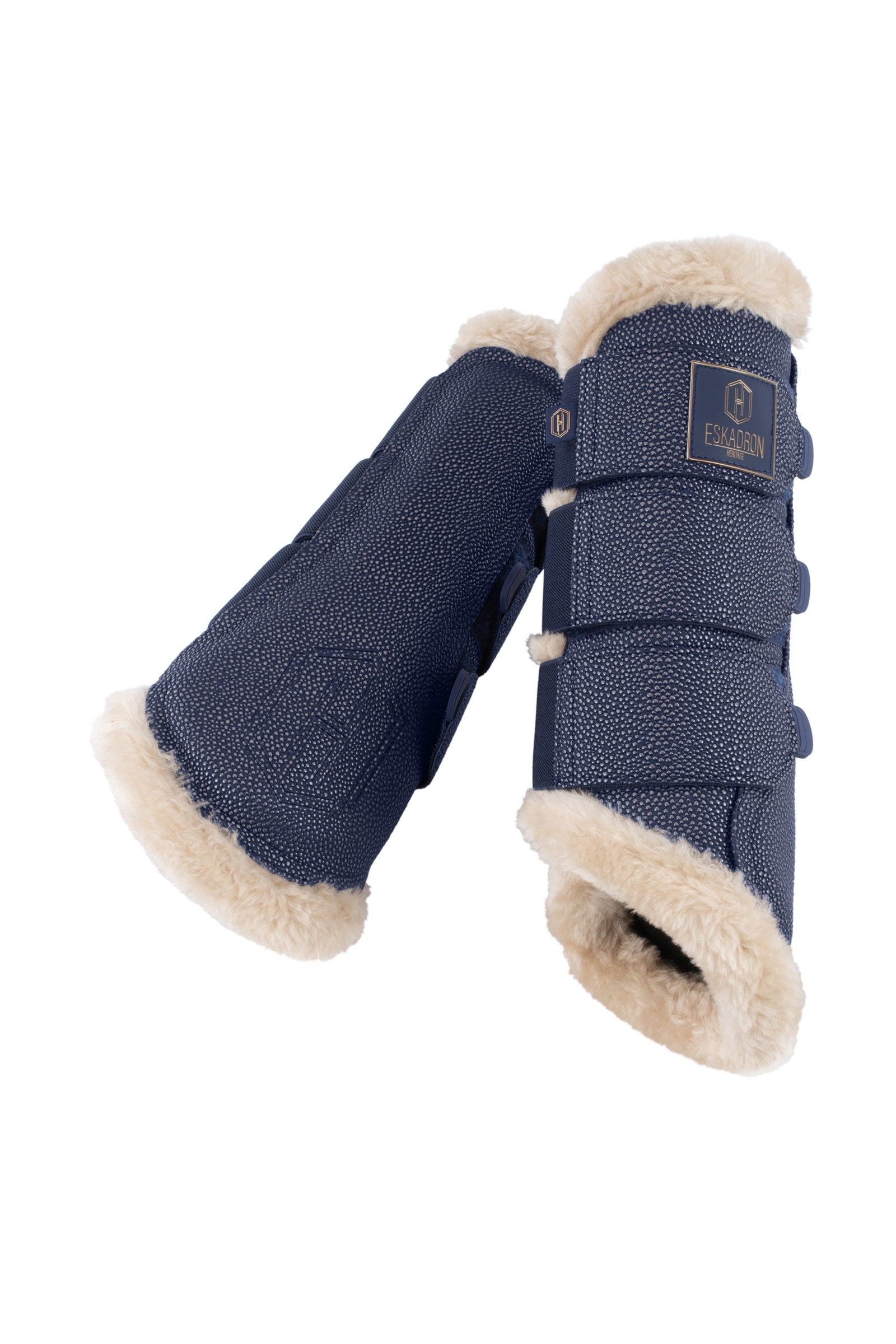 Eskadron Heritage AW24 Stingray Fauxfur Tendon Boots Leg Protection & Hoof Protection for Horses