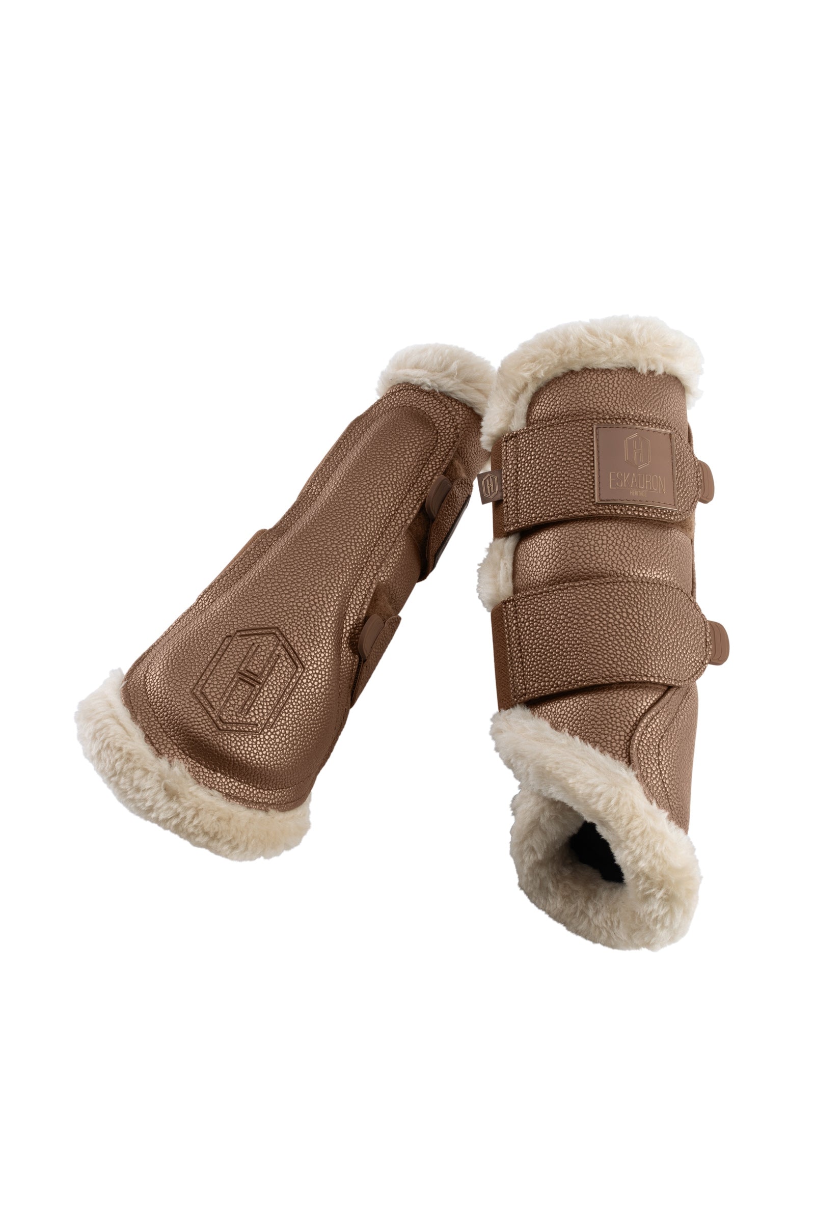 Eskadron Heritage AW24 Stingray Fauxfur Tendon Boots Leg Protection & Hoof Protection for Horses