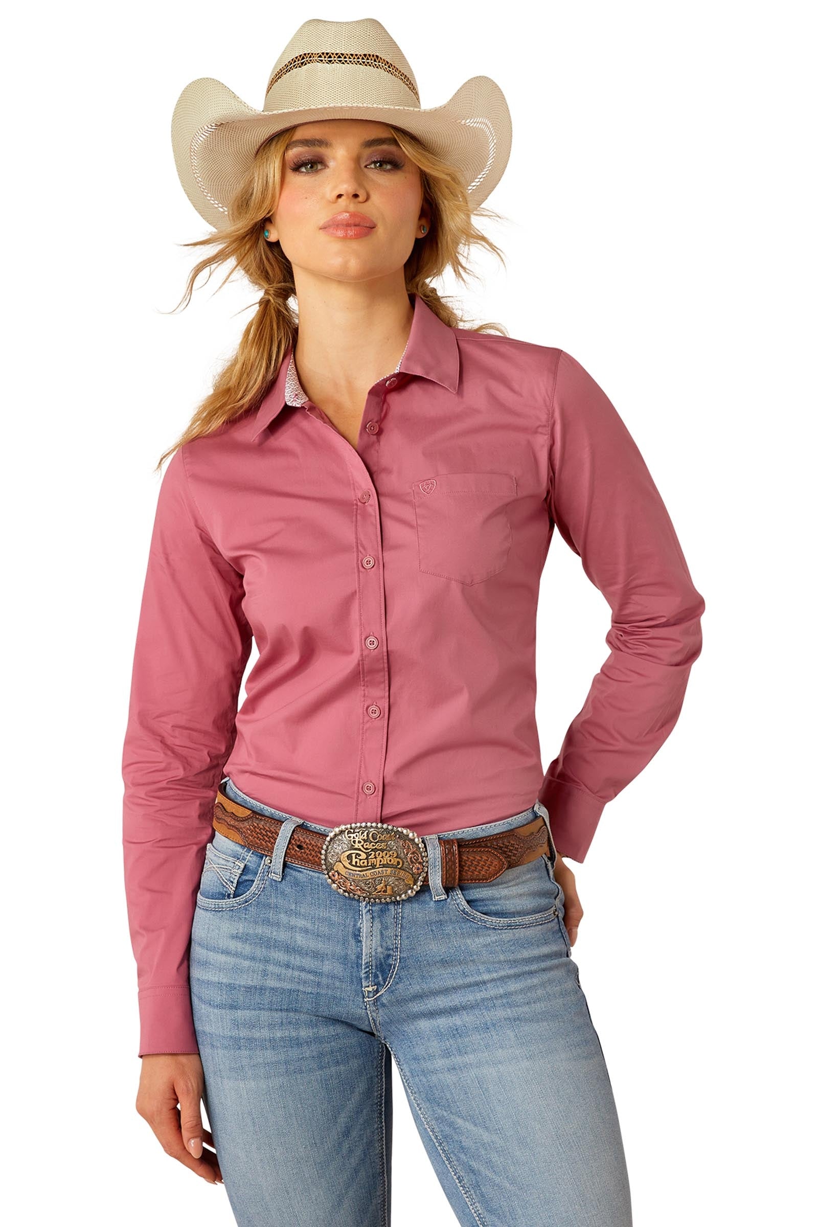 Ariat Kirby Stretch dames westernshirt Dames paardrijkleding