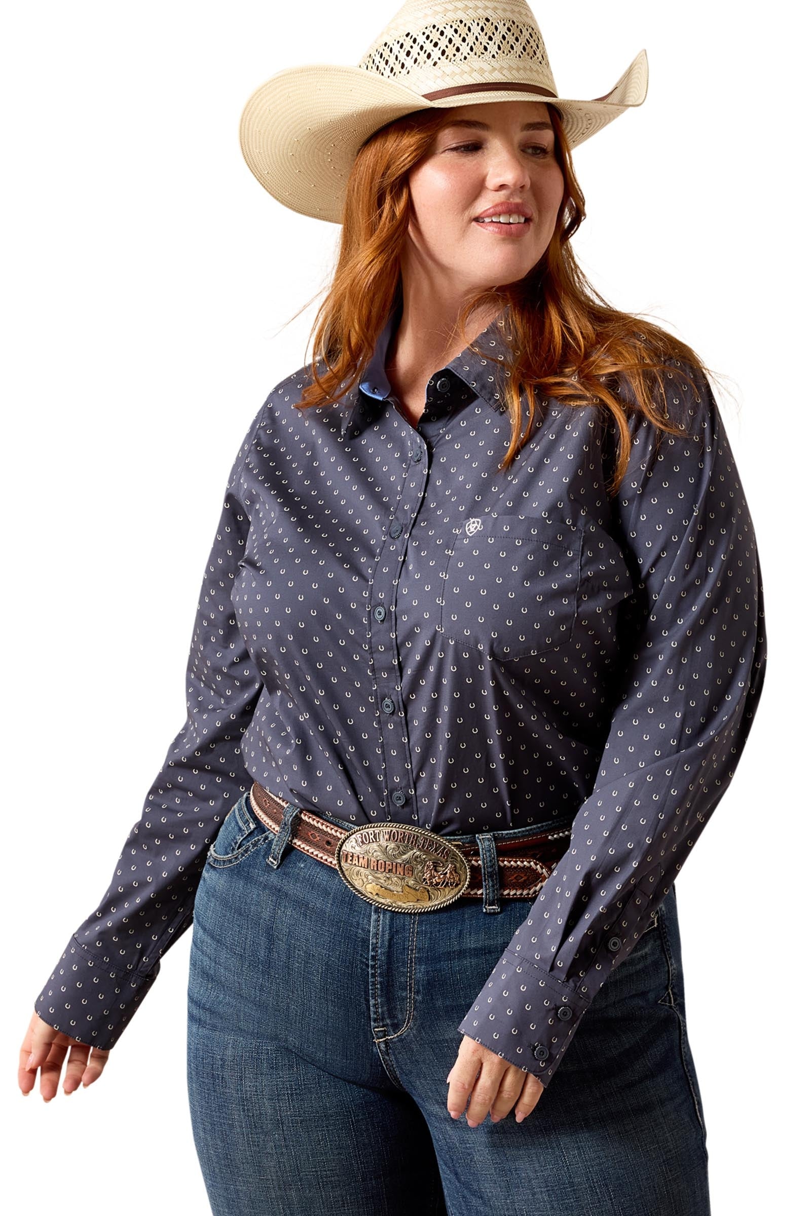 Ariat Kirby Stretch dames westernshirt Dames paardrijkleding