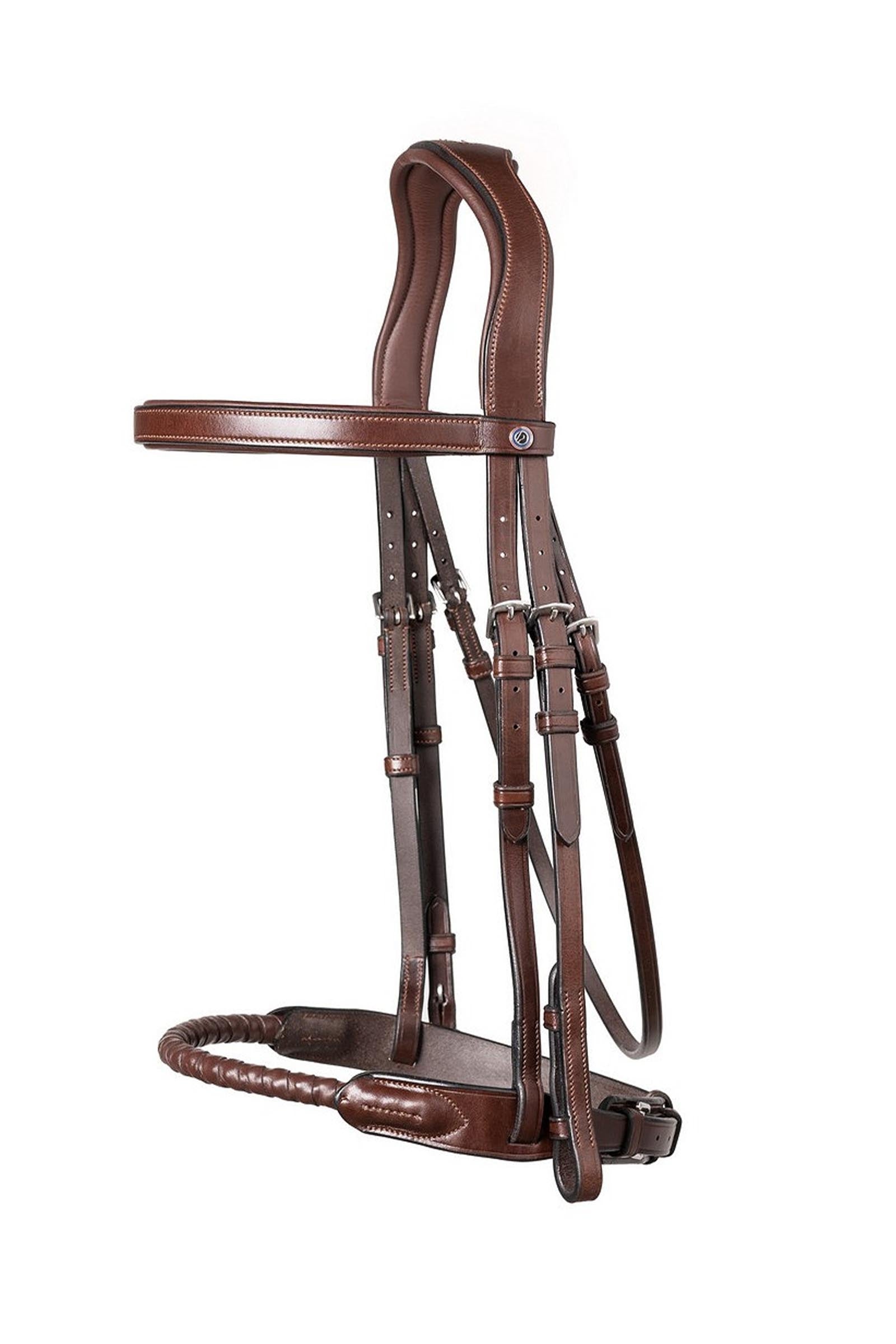 Trust Equestrian Dublin Rope Noseband Bridle Covered Hoofdstellen & Teugels