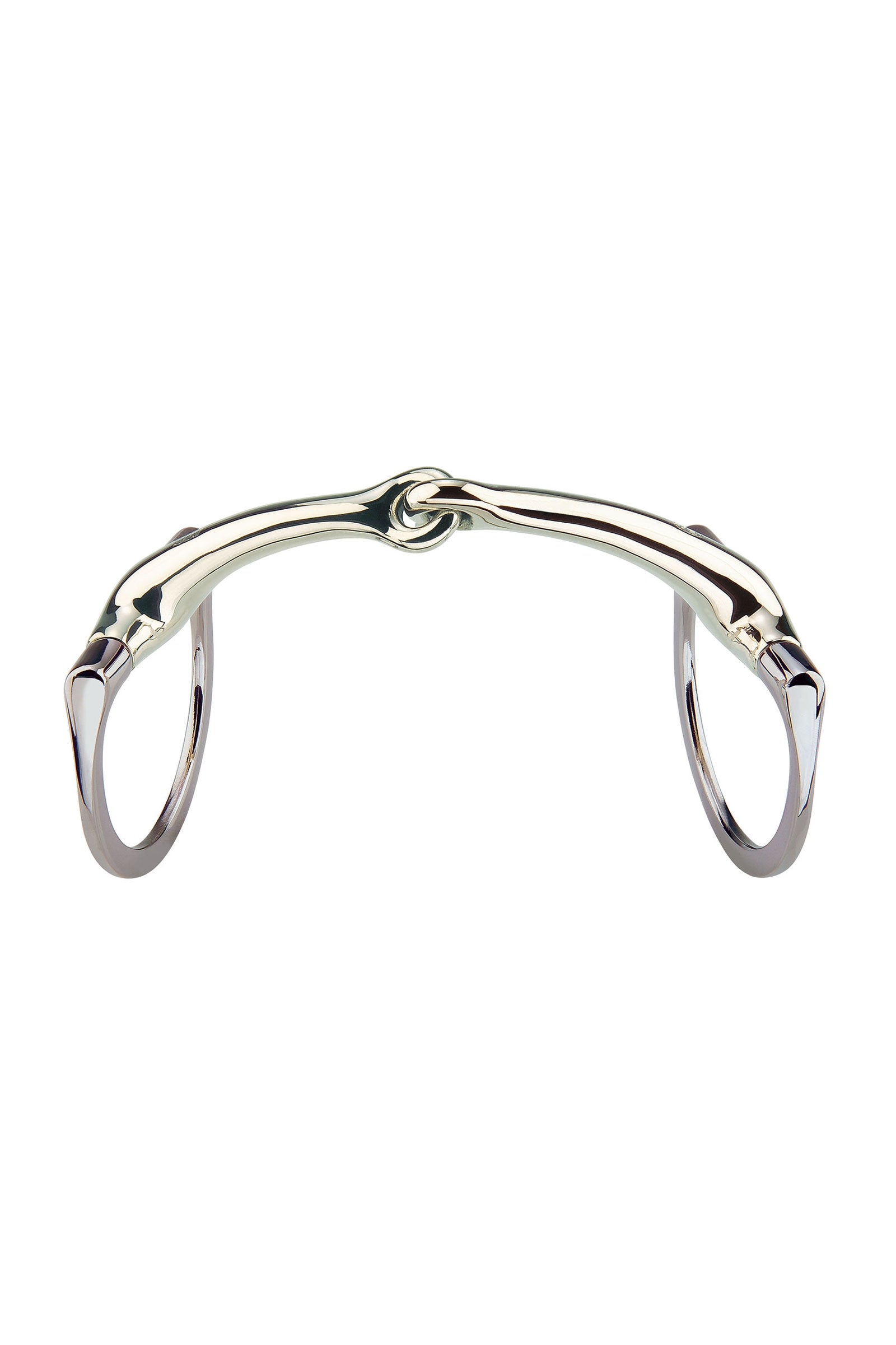 Sprenger Dynamic RS onderlegtrens olijvenkop D ringen, enkel gebroken, 14 mm, Sensogan Bitten