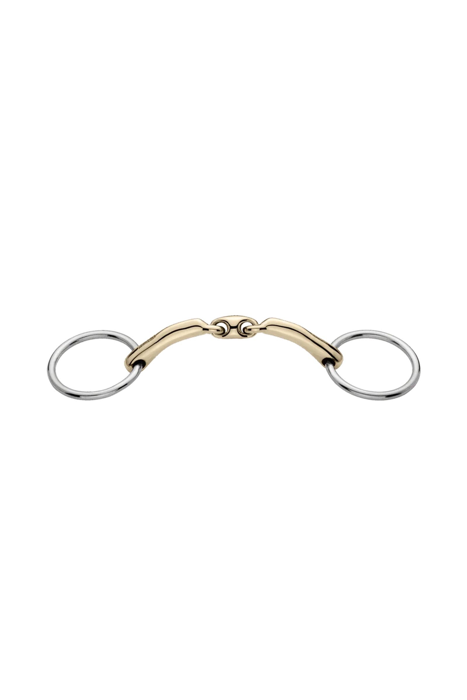 Sprenger Novocontact pony/IJslander watertrens, dubbel gebroken, 14 mm, Sensogan Bitten