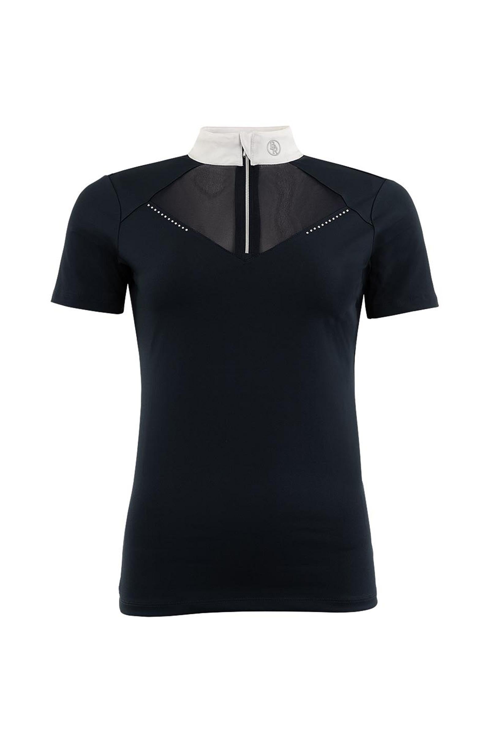BR Zapopan dames wedstrijdshirt met korte mouwen Dames paardrijkleding