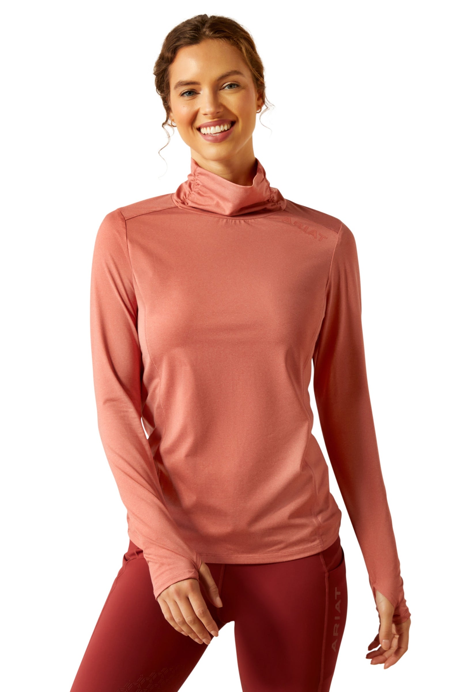 Ariat Vivacity Funnel Neck Baselayer Shirt Dames paardrijkleding
