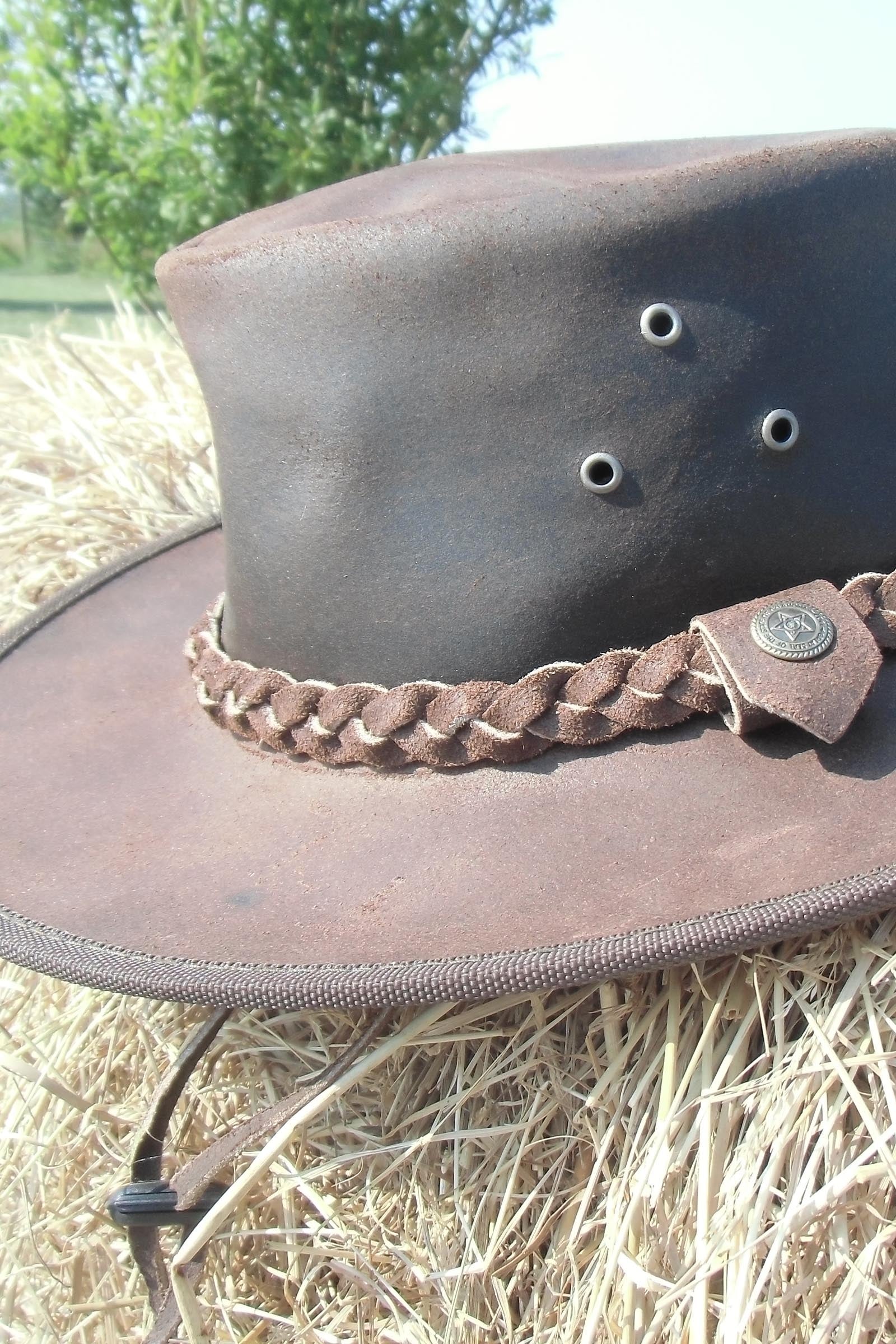 F.R.A. Freedom Riding Articles Gabana Hat Brushed Leather Accessories