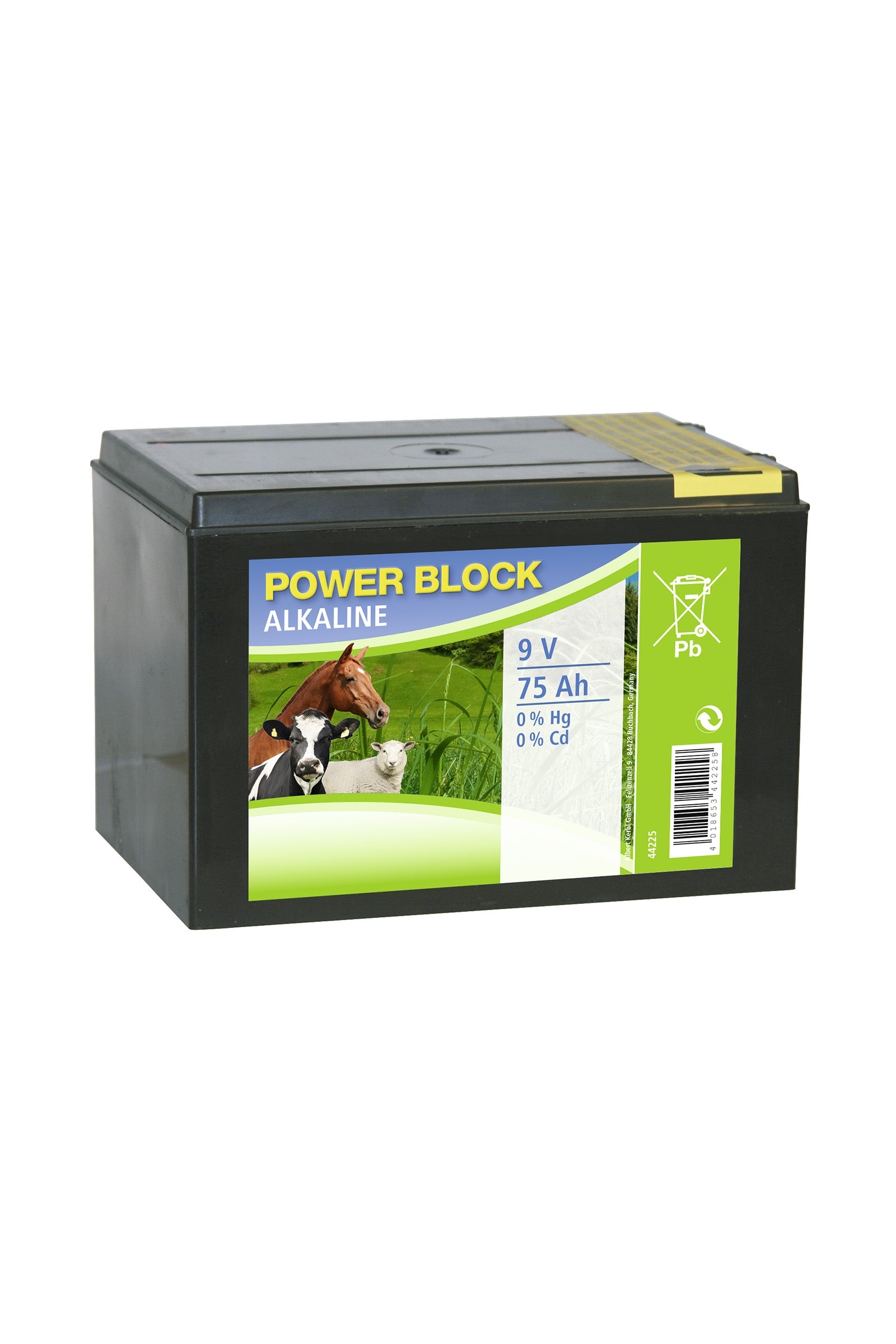 Corral CORRAL alkaline droge batterij Power Block, 9 V, 75 Ah, kleine behuizing Schrikdraad benodigdheden