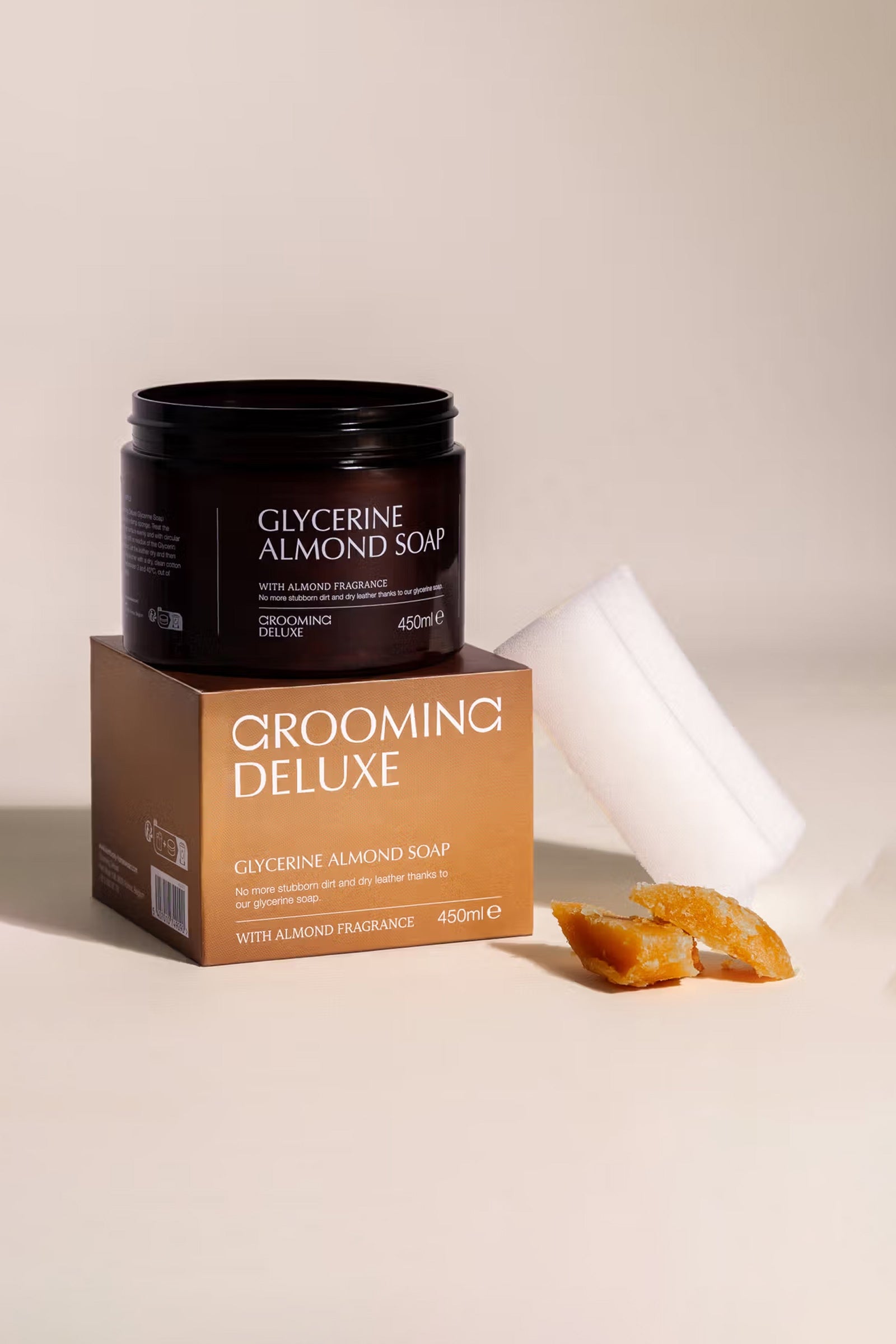 Grooming Deluxe Glycerine amandelzeep, 450 ml Gezondheid