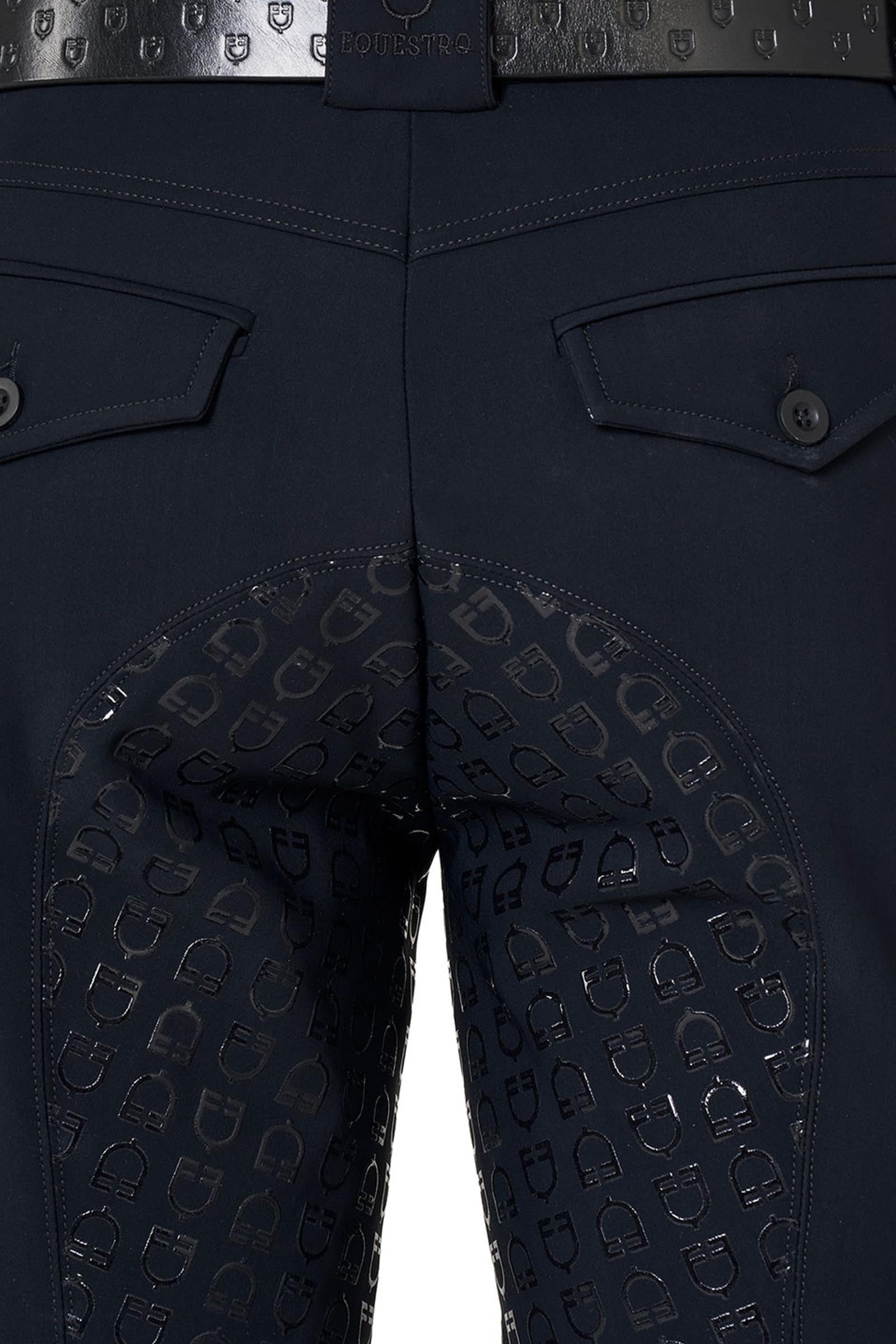 Equestro Men's Slim Fit Full Grip Breeches Mens Riding Clothing