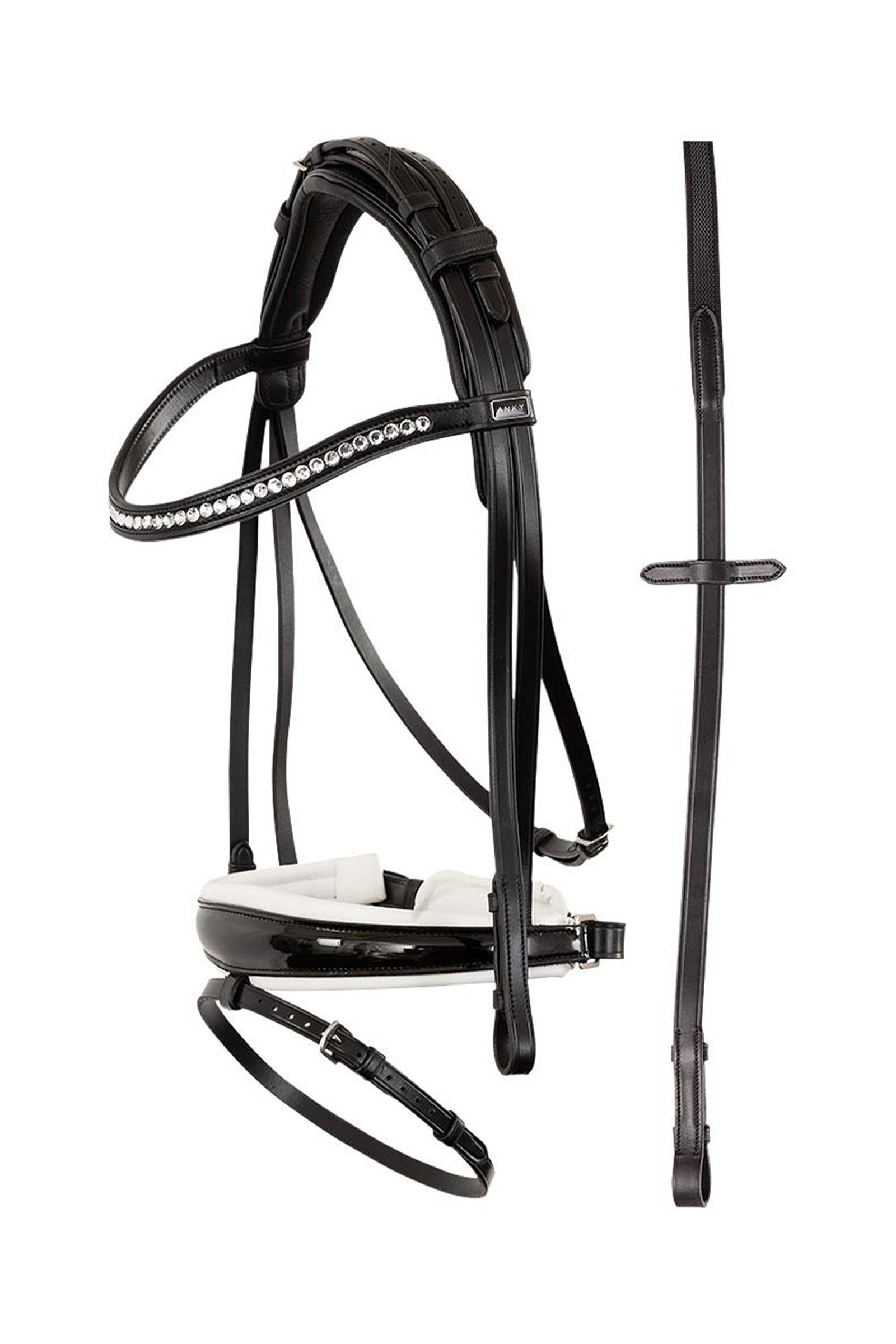 Anky ANKY Anatomic Bridle With Crown Buckle & Reins Hoofdstellen & Teugels