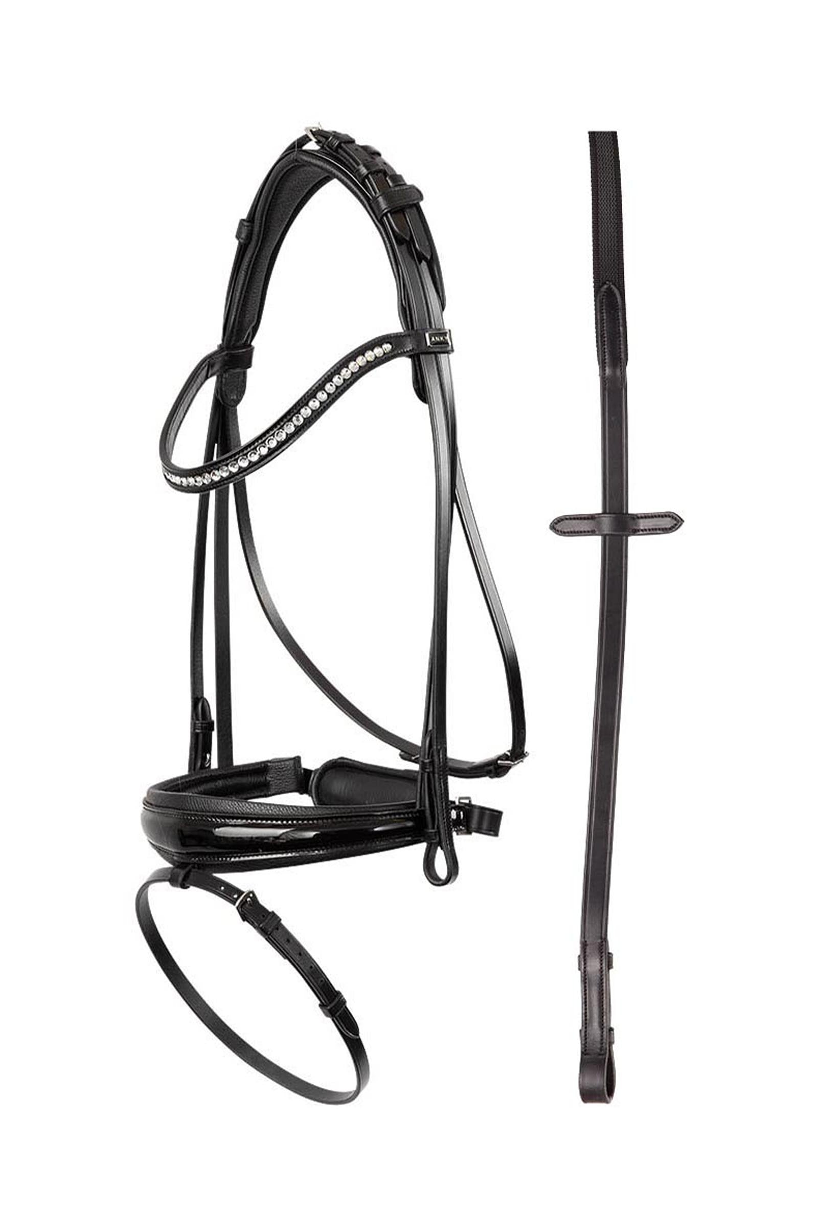 Anky ANKY Anatomic Bridle With Crown Buckle & Reins Hoofdstellen & Teugels