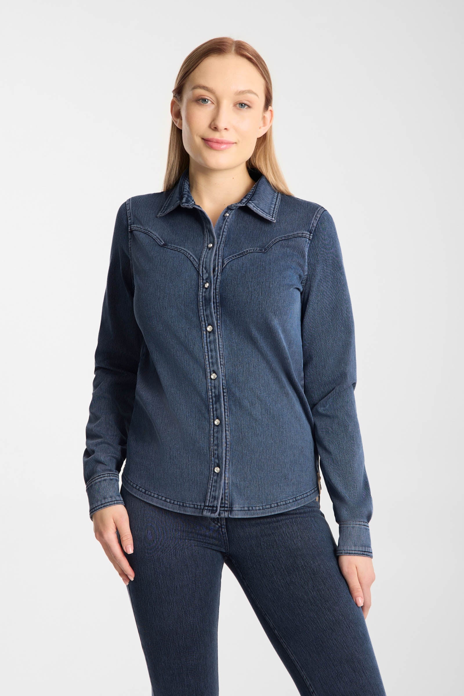 Horze Ulrika dames western overhemd Dames paardrijkleding