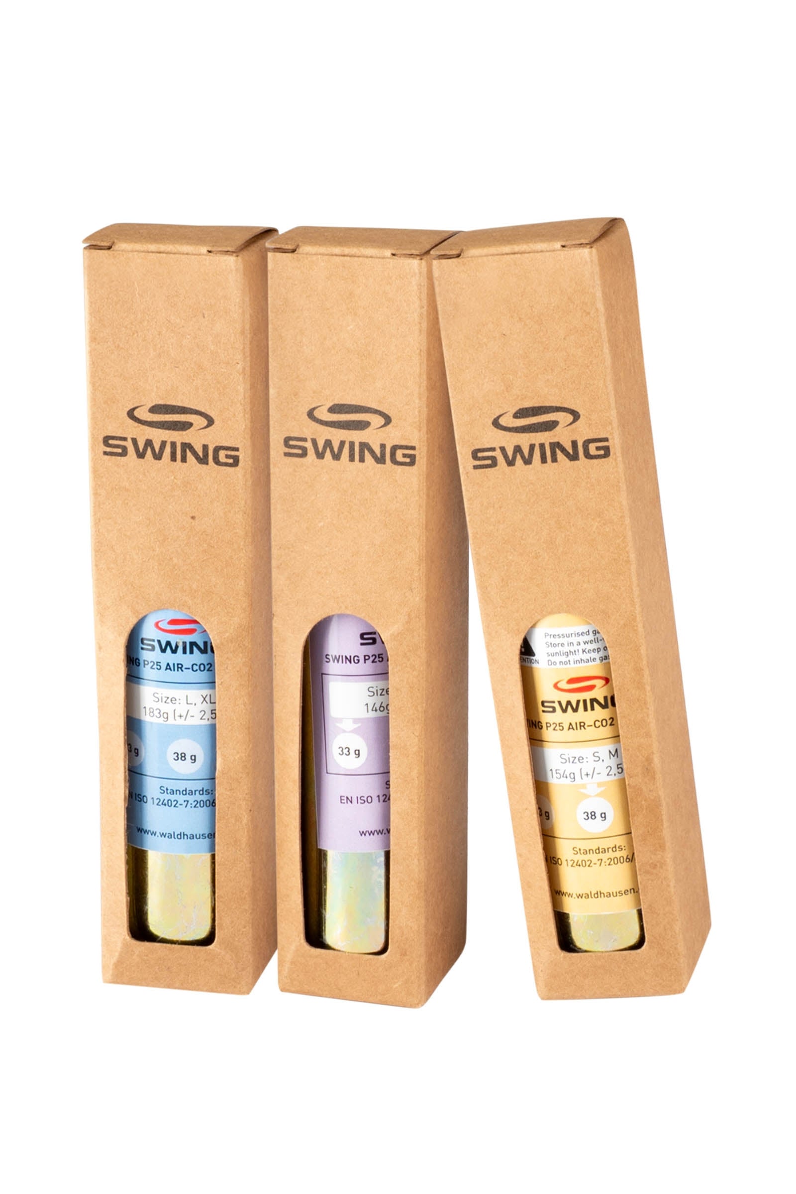 SWING Cartridge CO2 for SWING P25 AIR, L, XL, 45g Paardrijcaps & Bodyprotectors