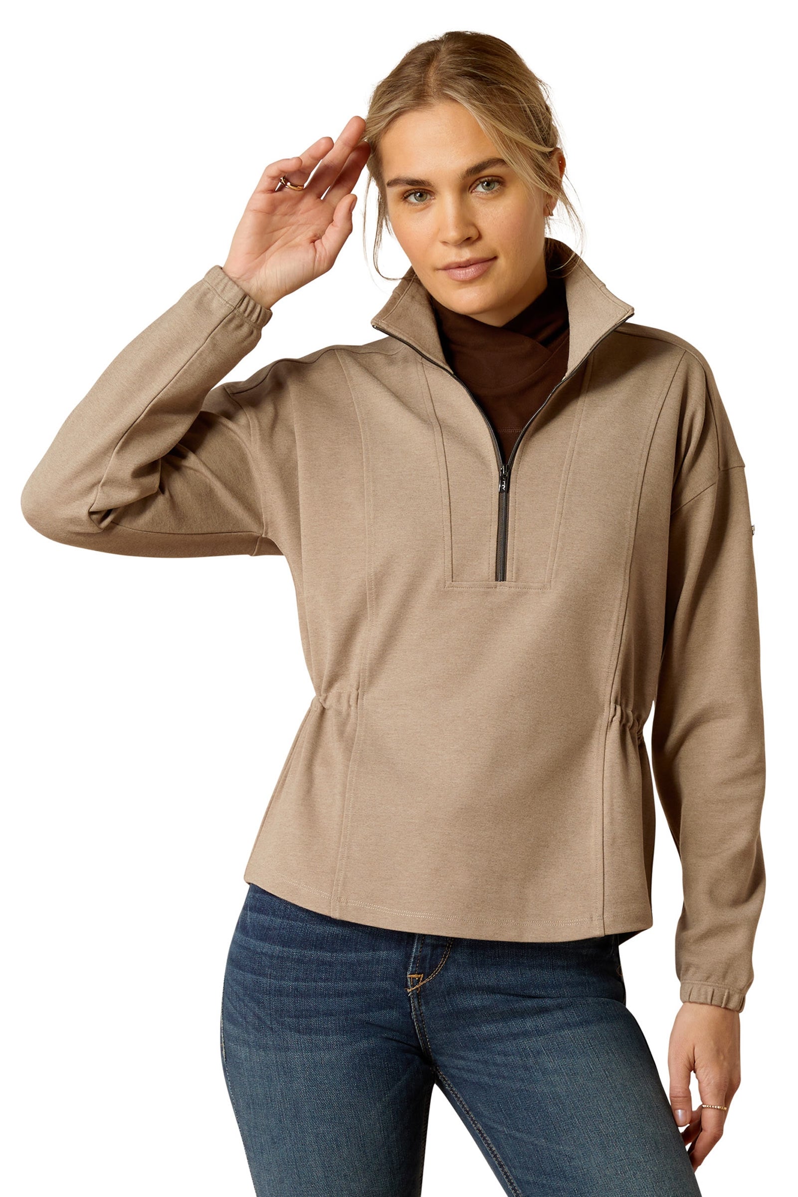 Ariat Ryeland 1/2 Zip Sweatshirt Dames paardrijkleding