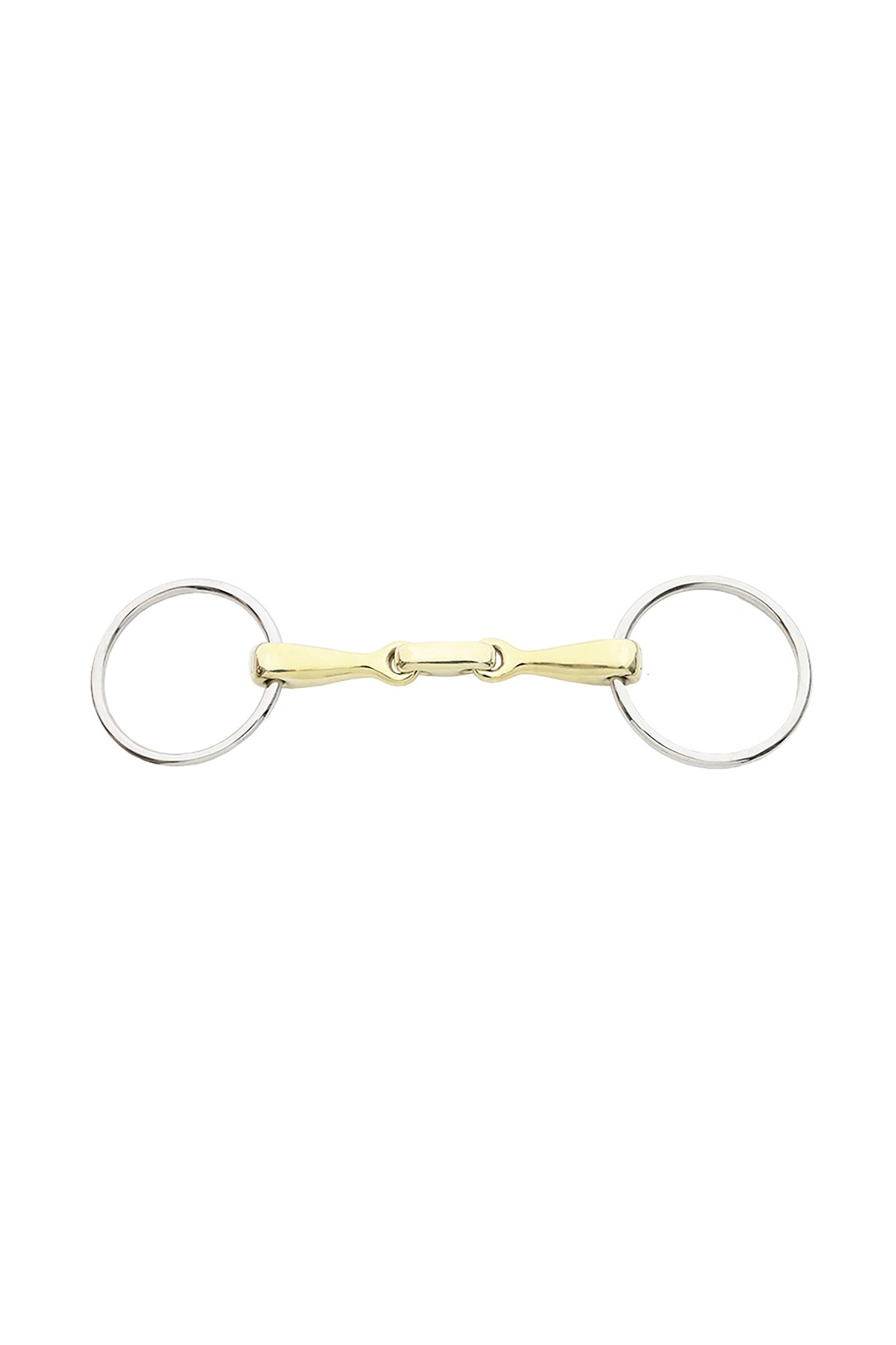 Kavalkade Snaffle bit, double jointed, Lock up KavalBits, 16mm Horse Bits